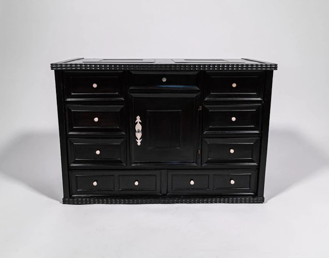Vlaams kunstkabinet, 17e eeu - Cabinet - Wood, Oak