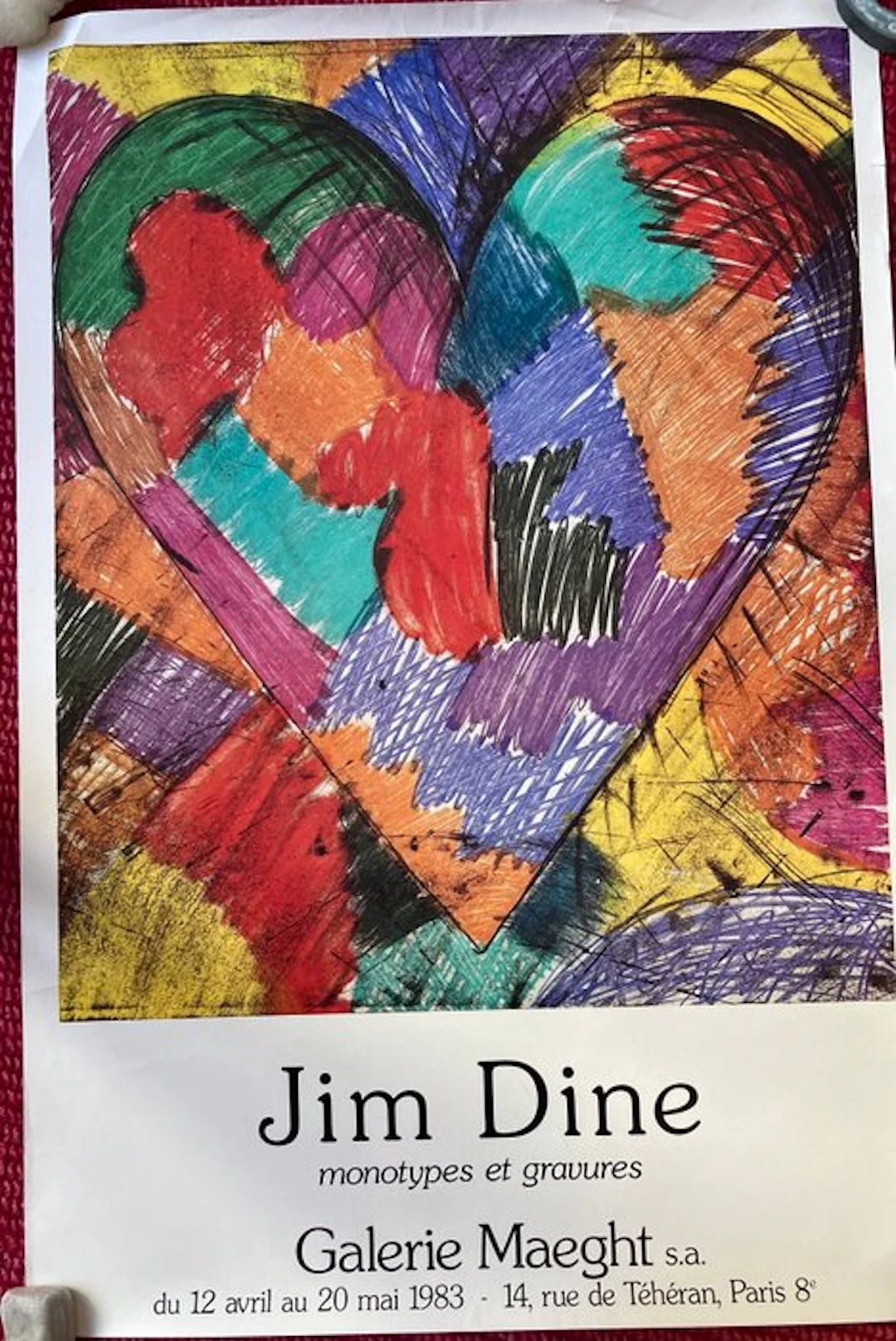 jim dine - Jim dine galerie Maeght - 1980s