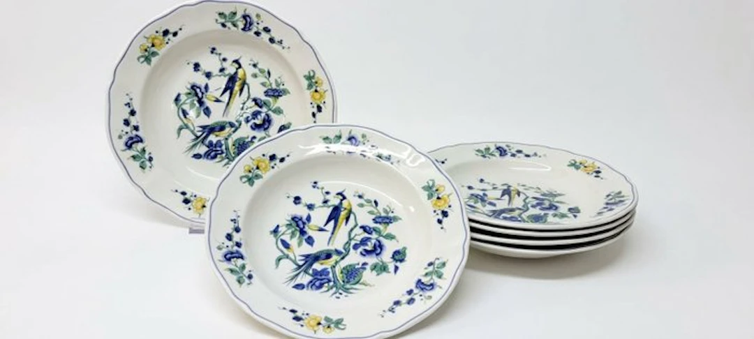 Villeroy & Boch - Dinner plate (6) - Phoenix blau...