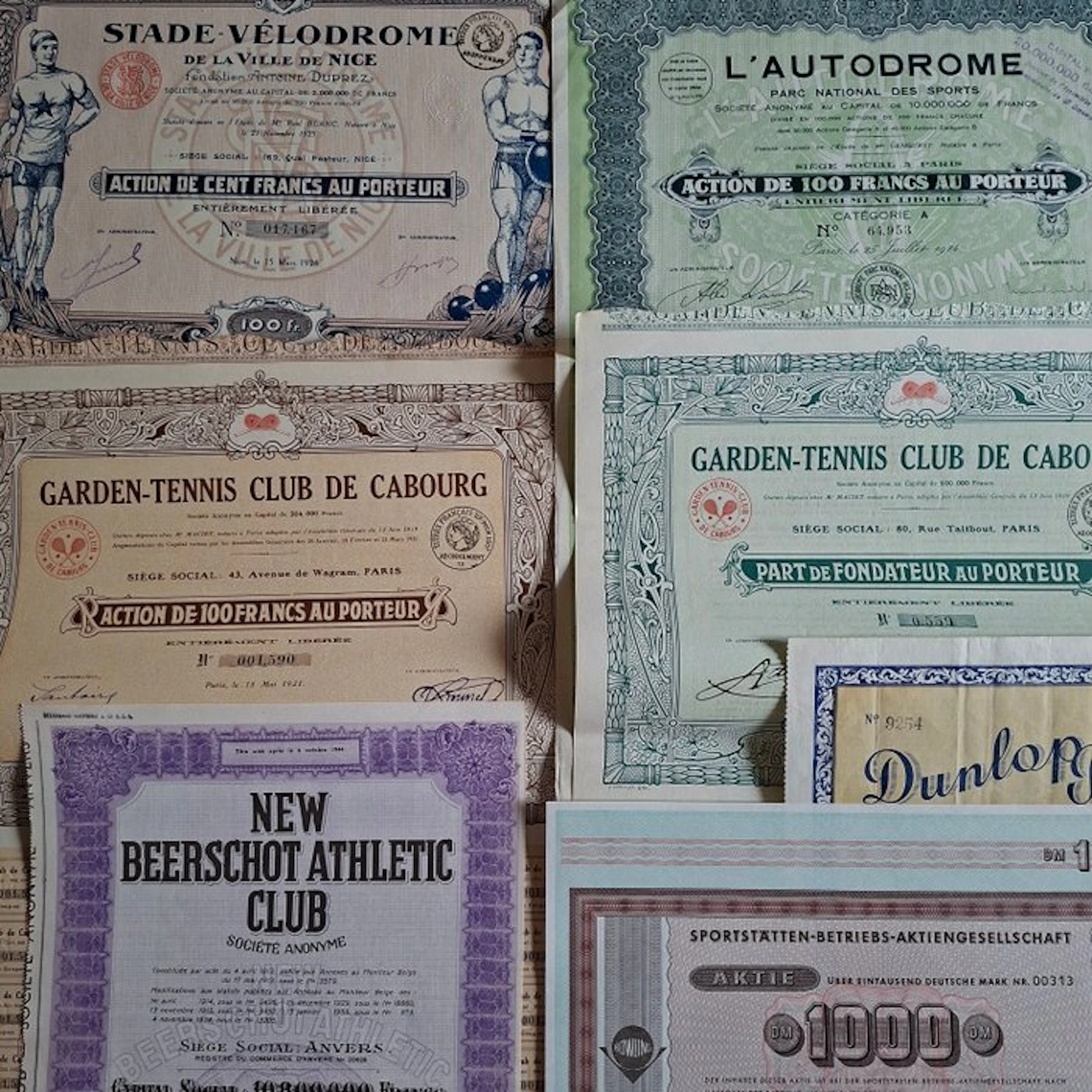 Document - 7 Historische sport aandelen