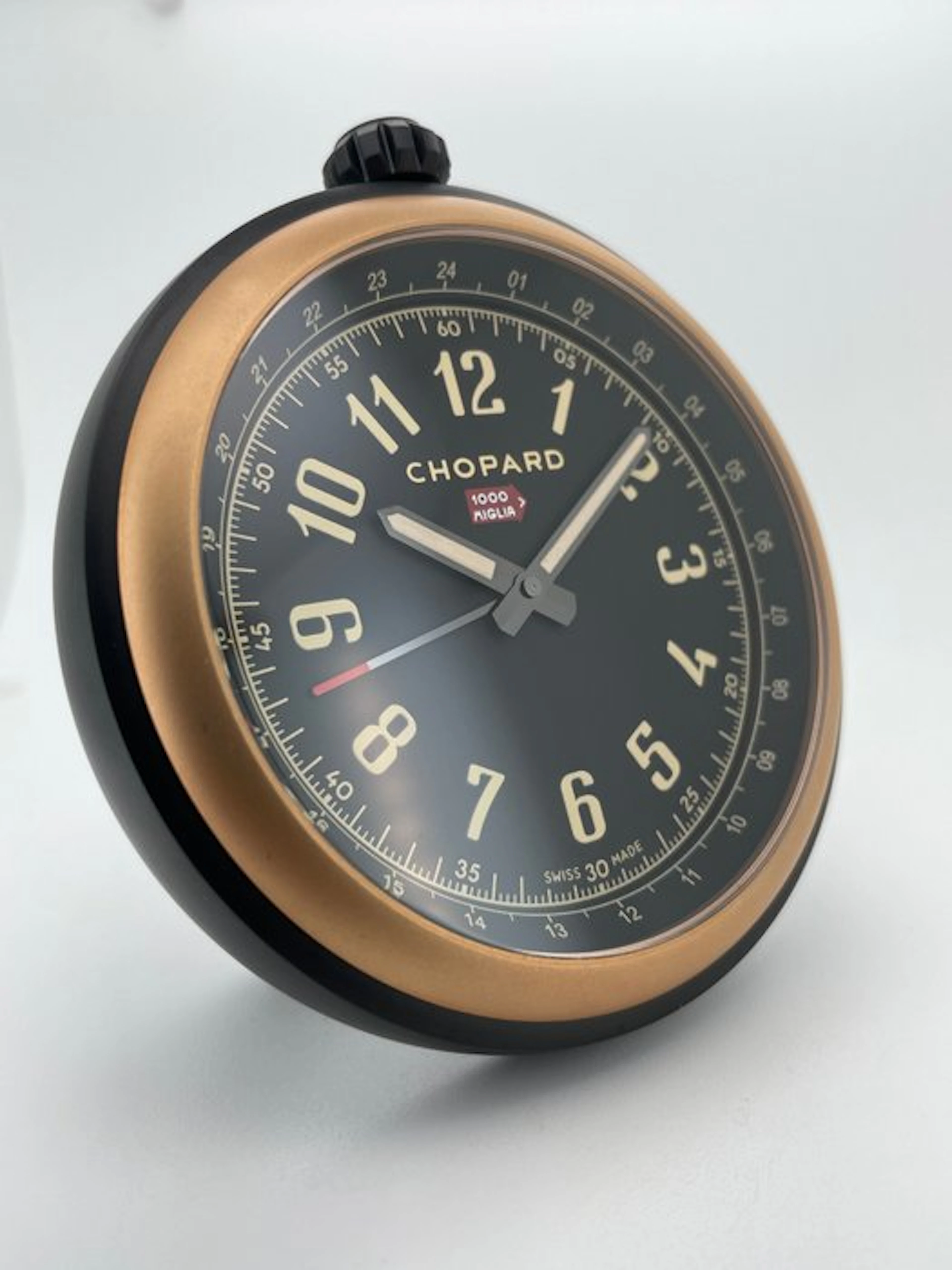 Table clock - Chopard - Contemporary Steel