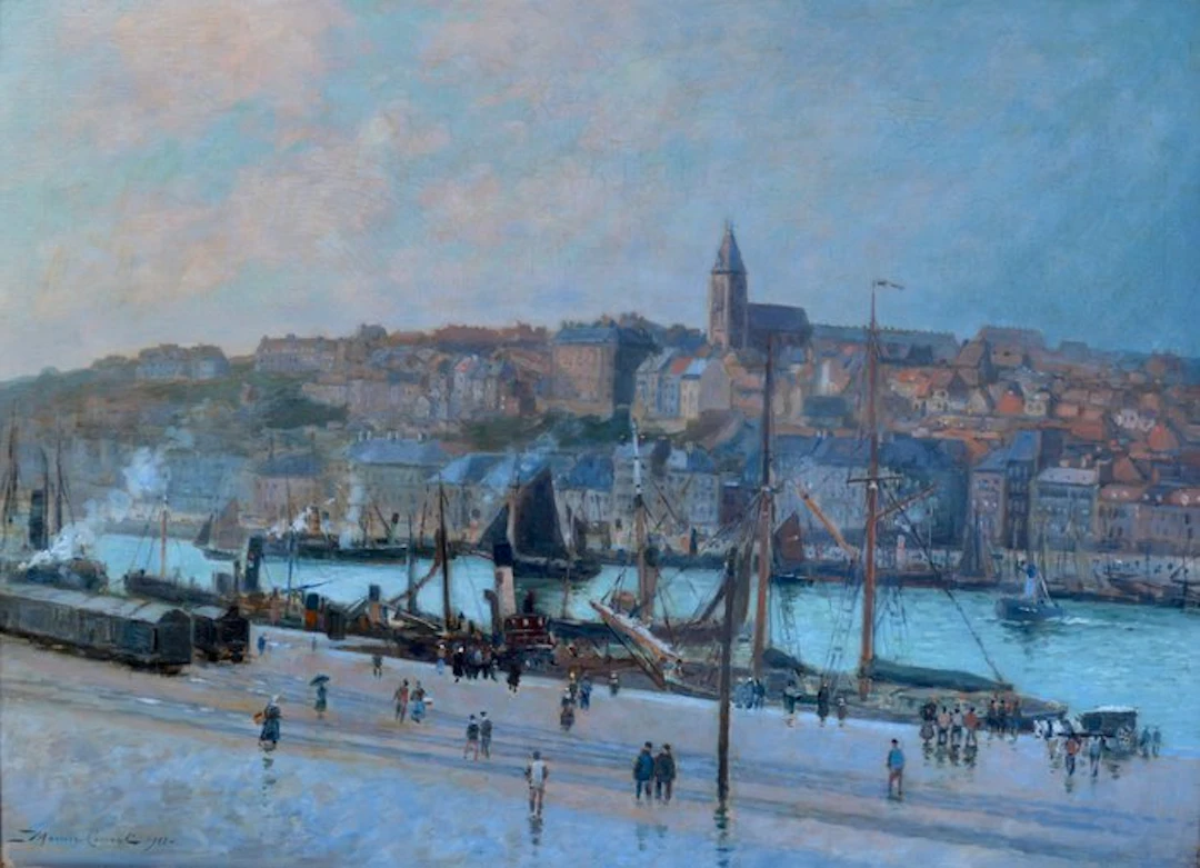 Maurice Courant (1847-1926) - Quai Chanzy et le port de Boulogne-sur-Mer