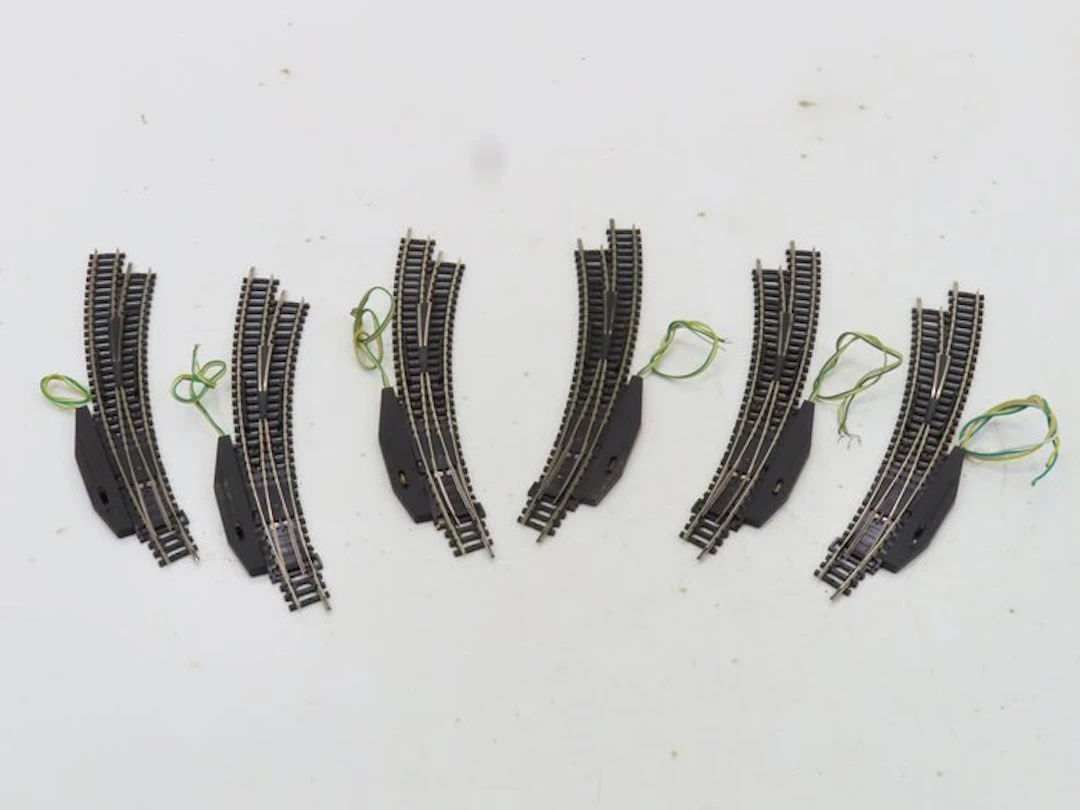 Minitrix N - 4970/4971 - Model train tracks (6) - 6-piece...