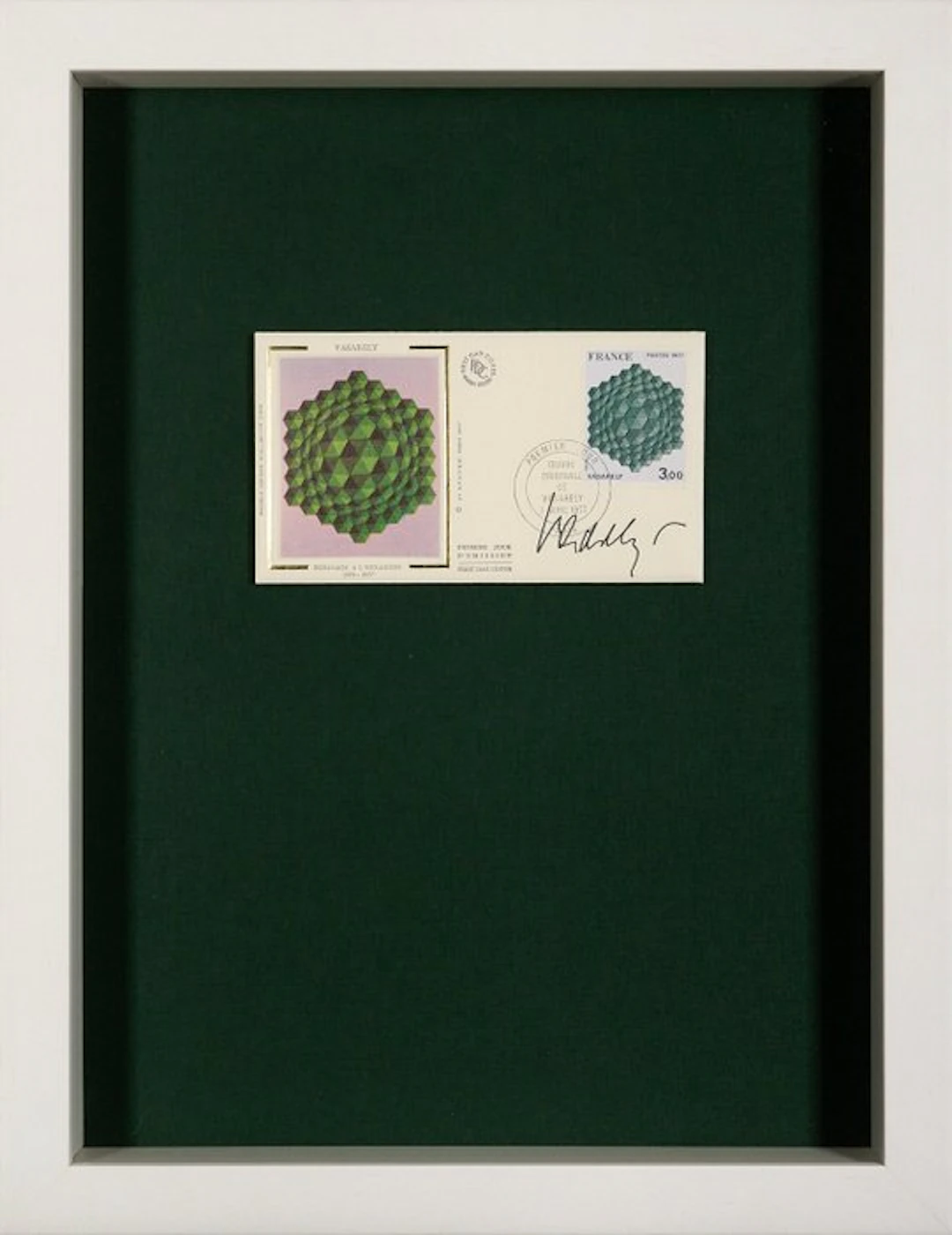 Victor Vasarely (1906-1997) - 2x Signierte First Day...