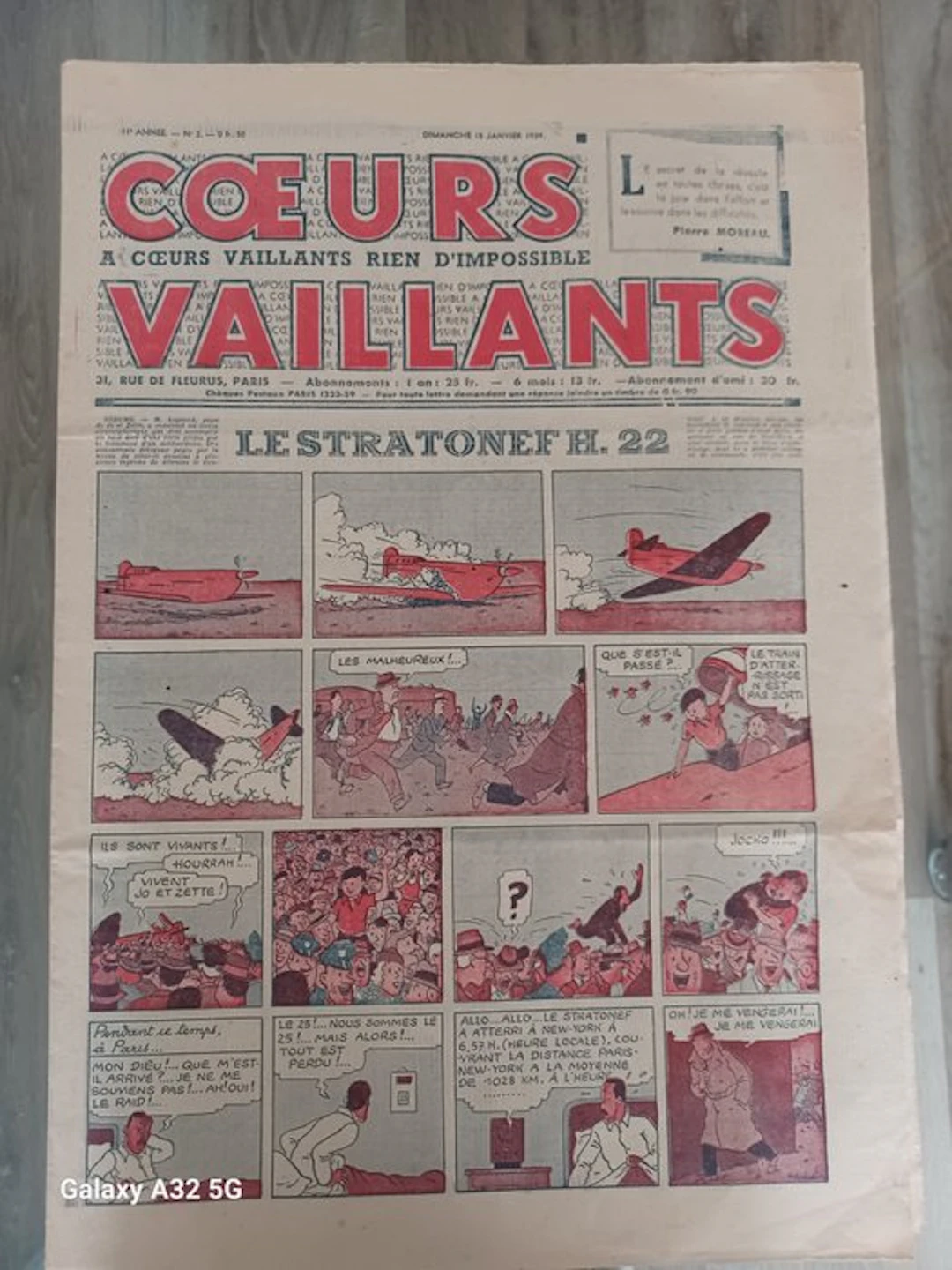 Coeurs vaillants - 1939