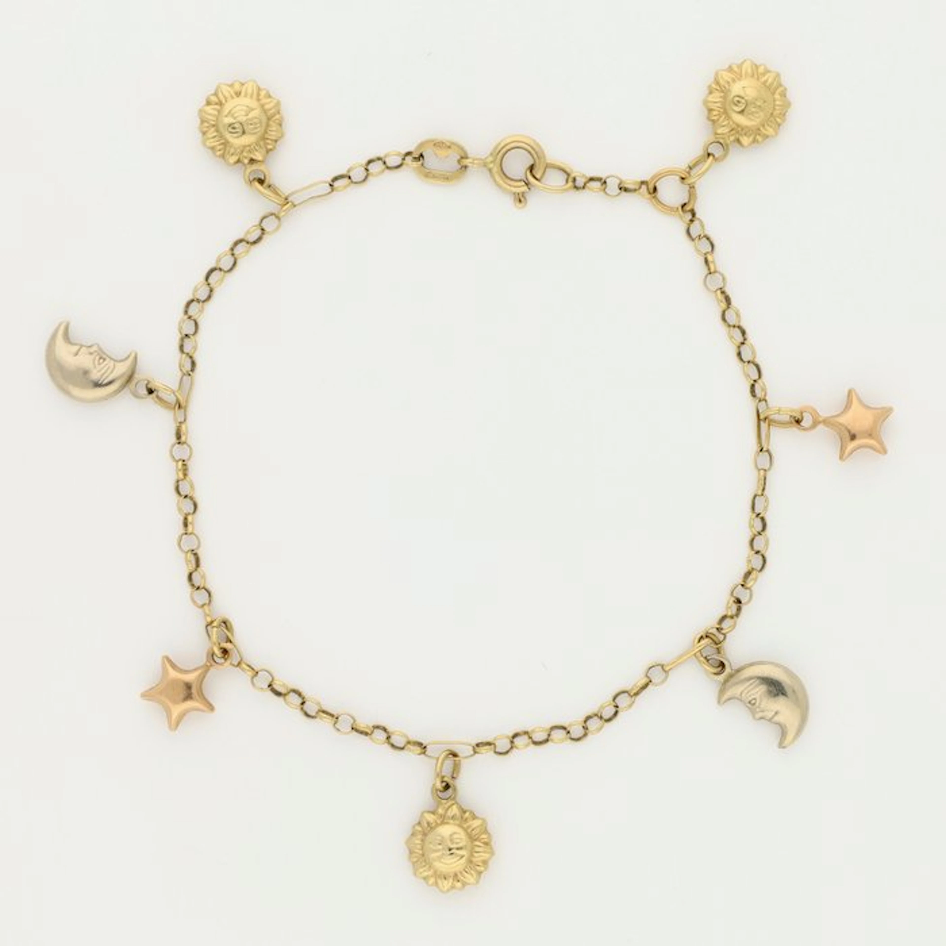 Bracelet - 18 kt. Yellow gold - Charm bracelet