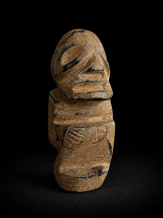 Taino Culture 10th to 15th Century AD Stone Figure - 10.8 cm
