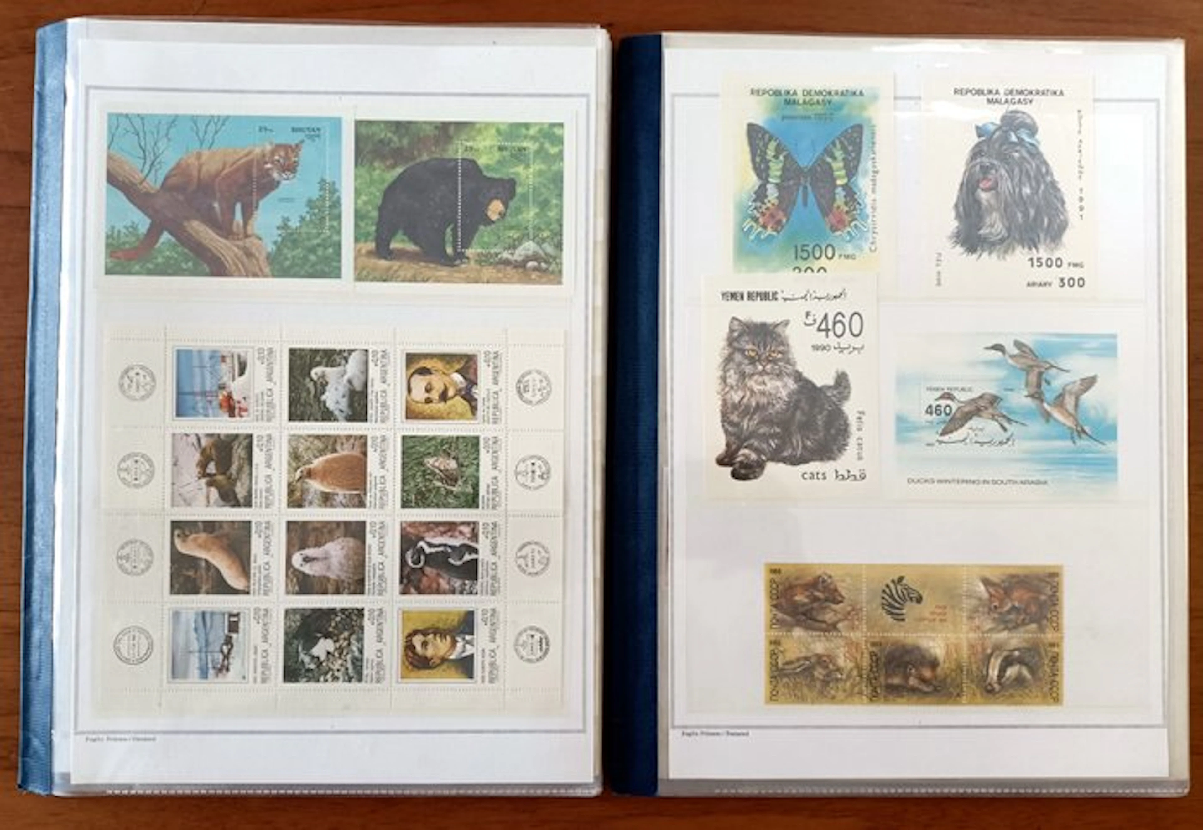 World - Theme: Animals and a few specimens of flora with...