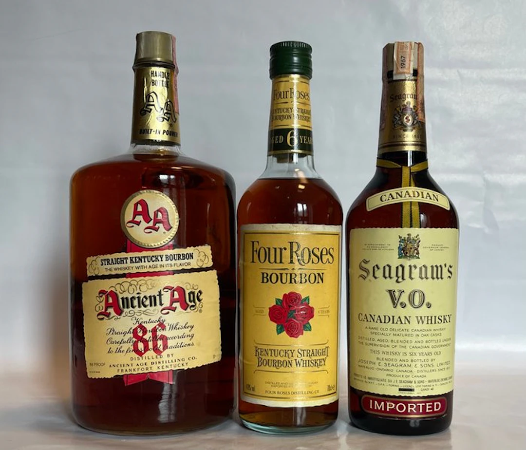 Ancient Age + Four Roses 6yo+ Seagram’s V.O