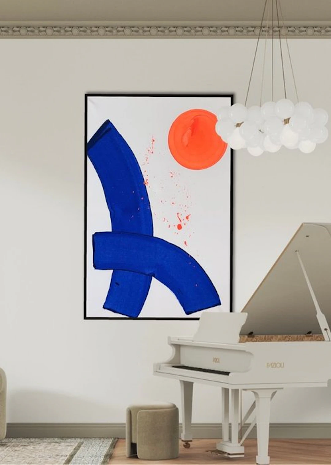 Stefanie Raus - Blue Orange II 1993 XXL