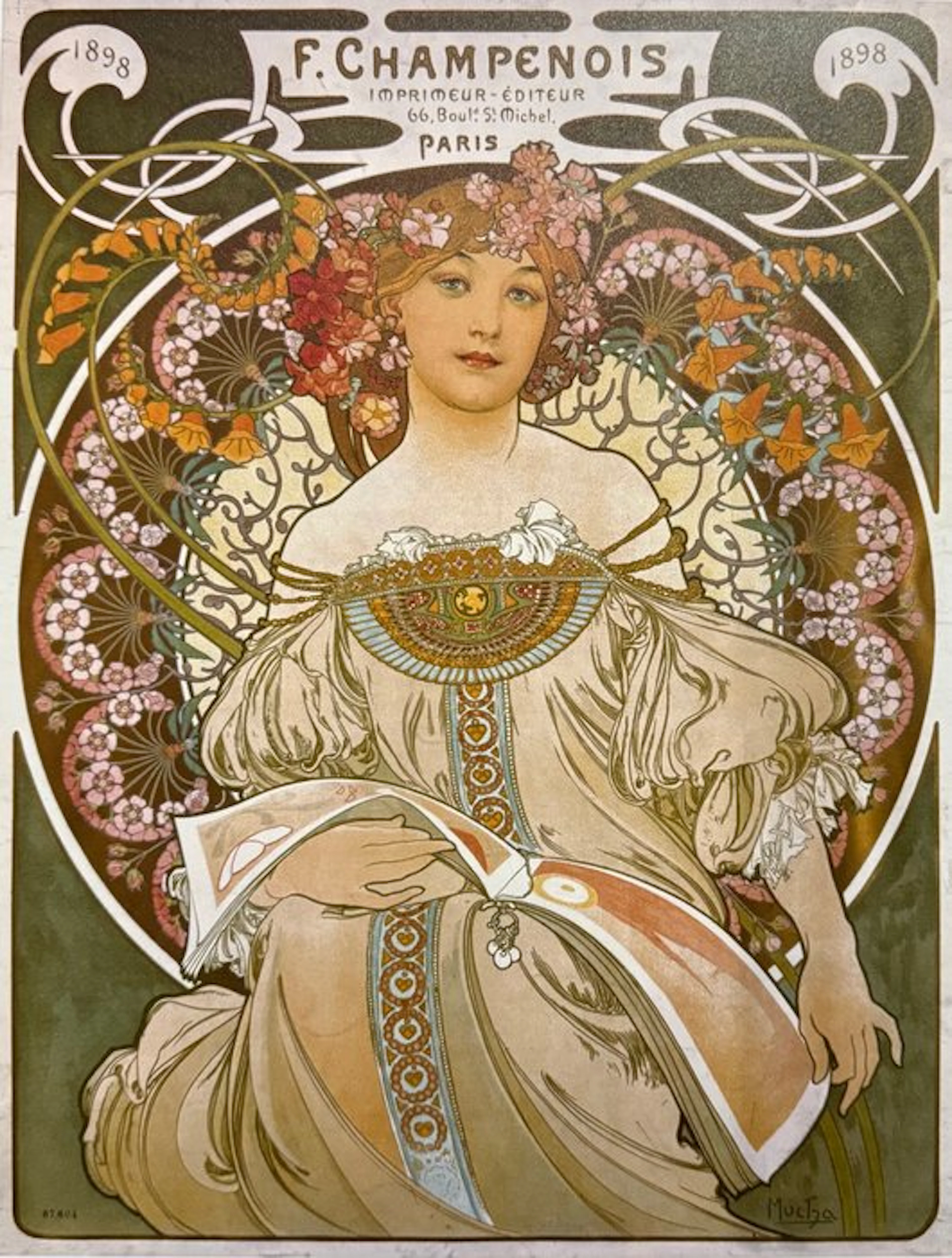 Marie Alphonse Mucha - “Moet & Chandon White Star Champagne