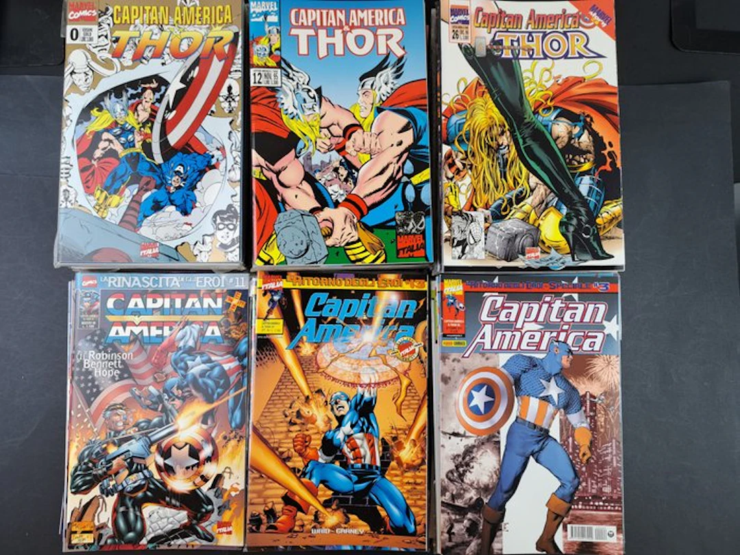Thor e Capitan America Completa Con n. 0 e Variant - 88 Comic - 1994