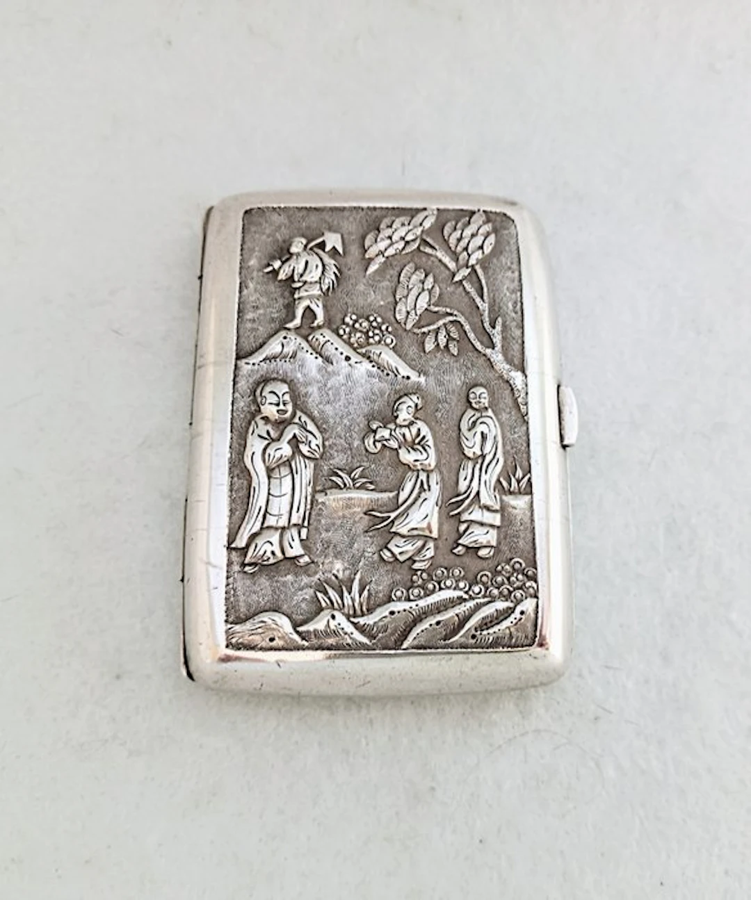Chinese Export - Box - .900 silver
