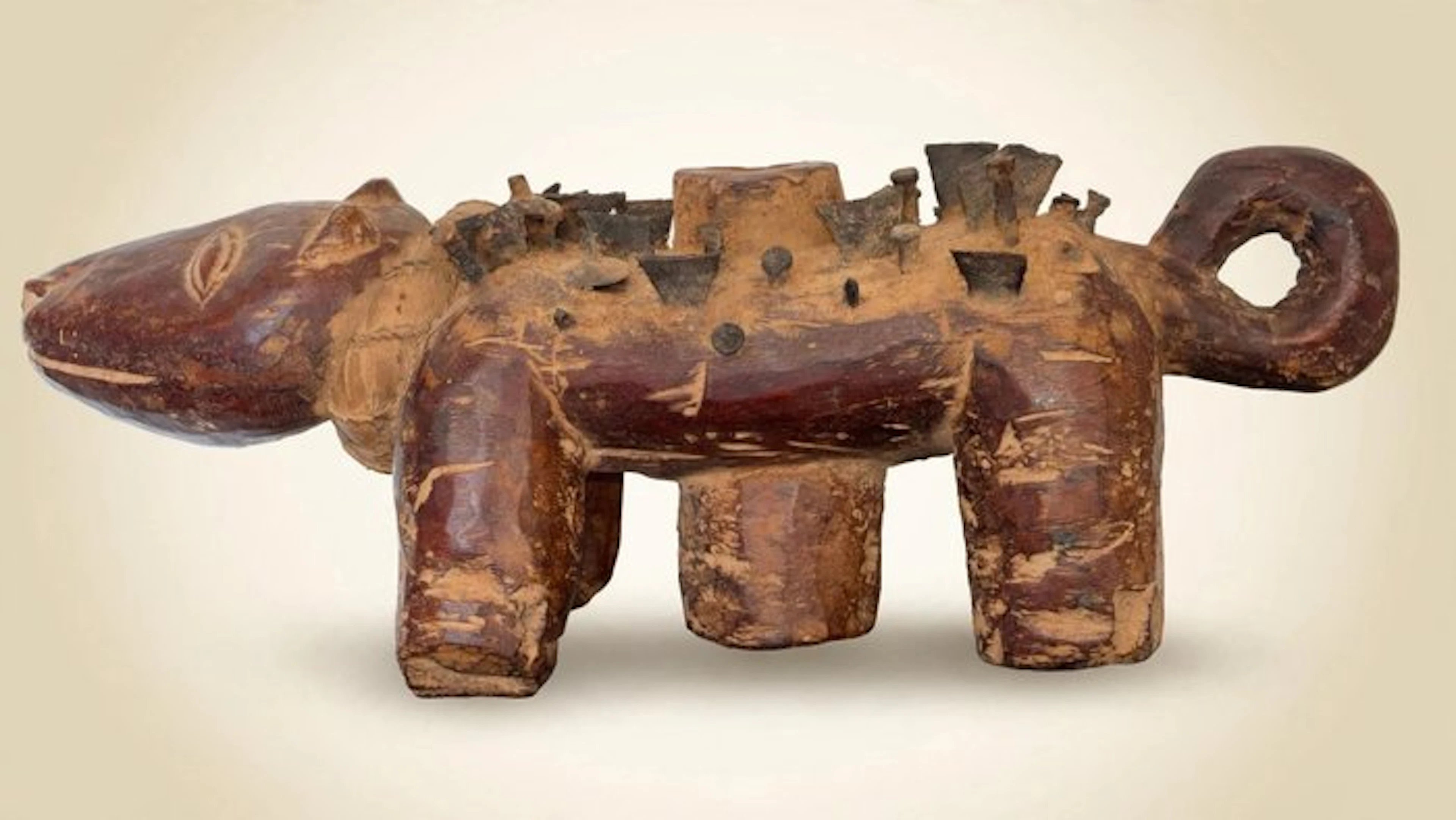 Kongo Nkisi Nkondi dog - DR Congo (No reserve price)