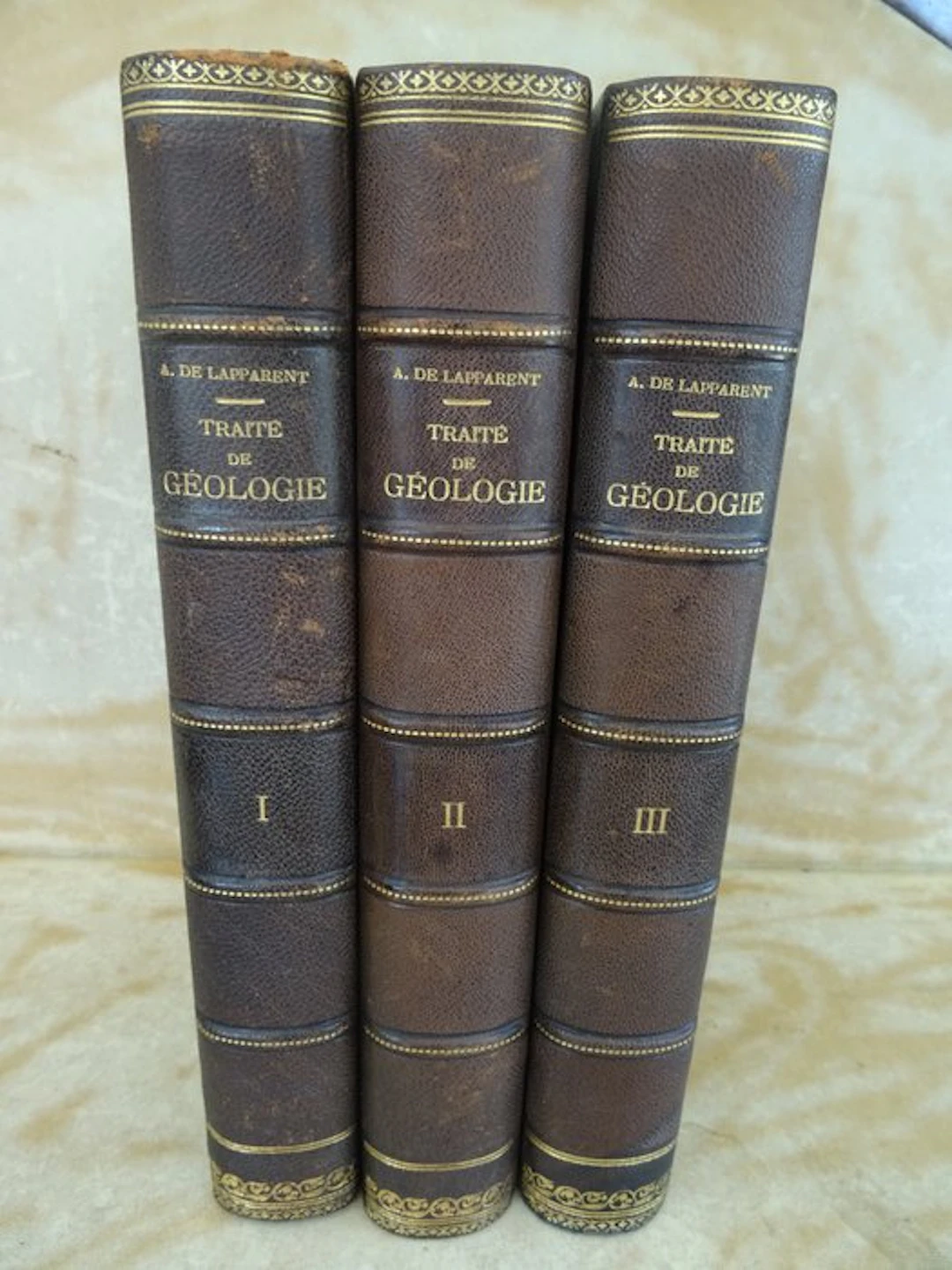 A. De Lapparent - Traité de Géologie (Comp. 3 Vols.) - 1900