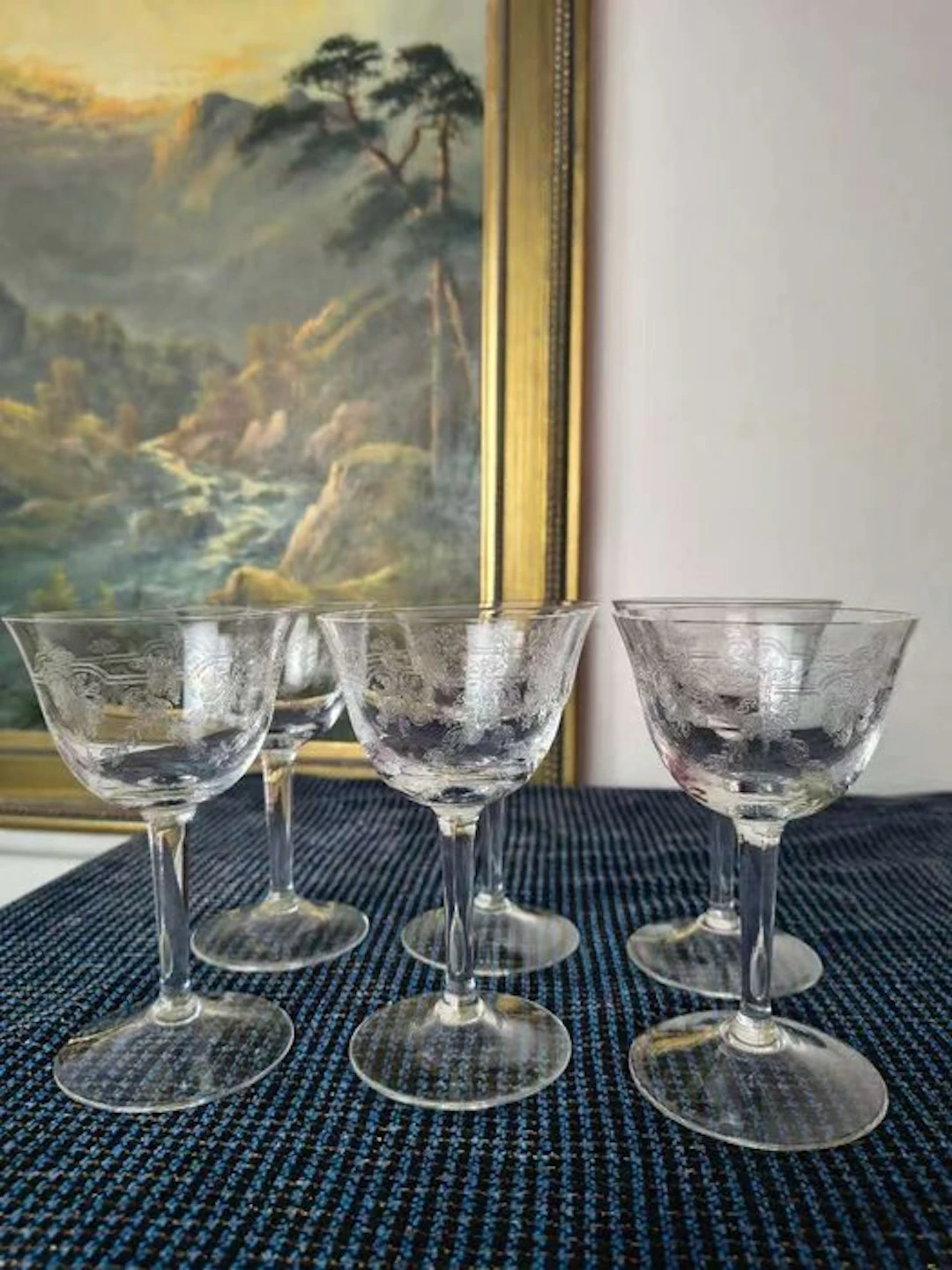 Wine glass (6) - Imperial Period - Crystal
