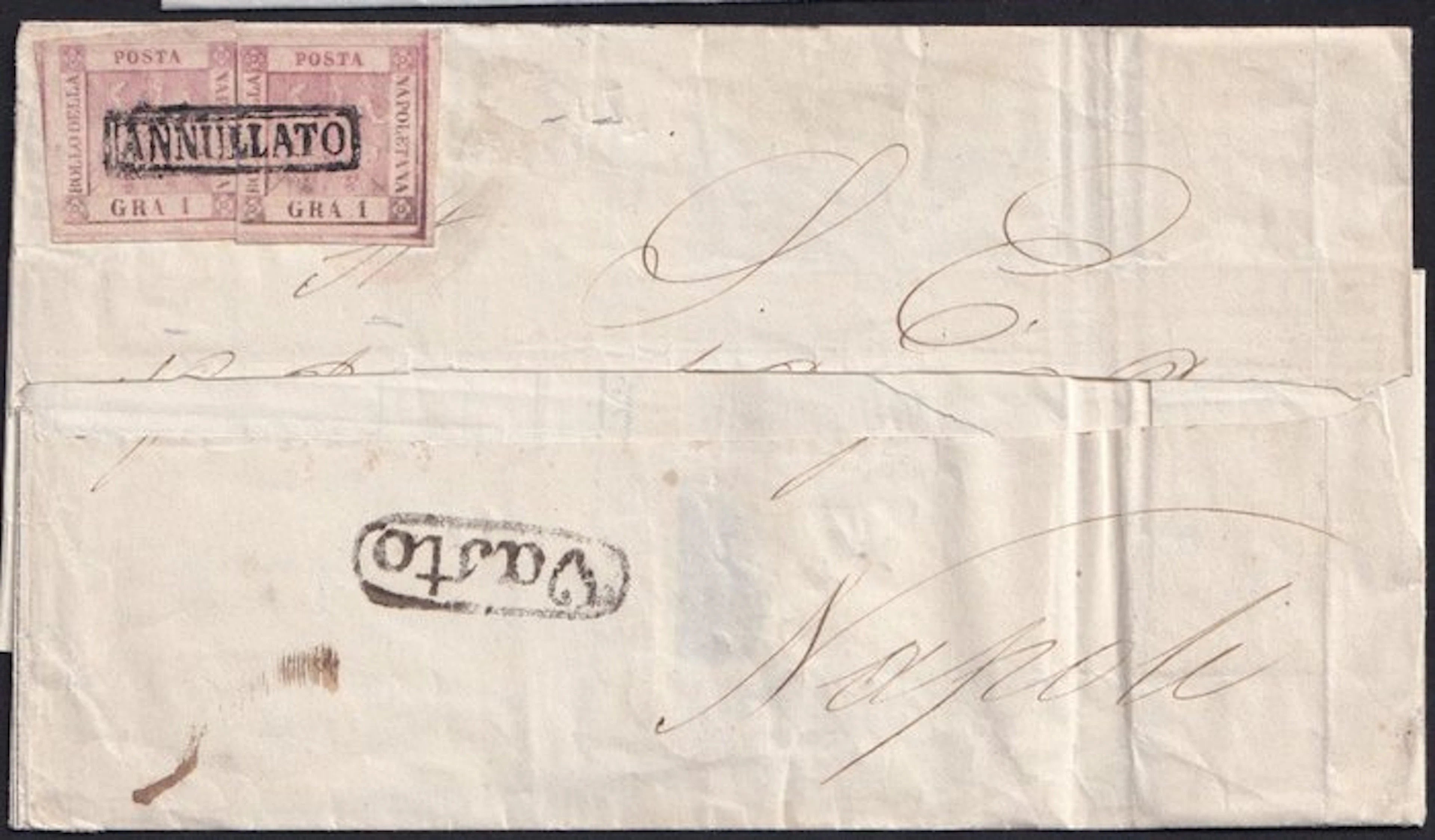 Italian Ancient States - Naples 1858 - I^ Table 1+1 g