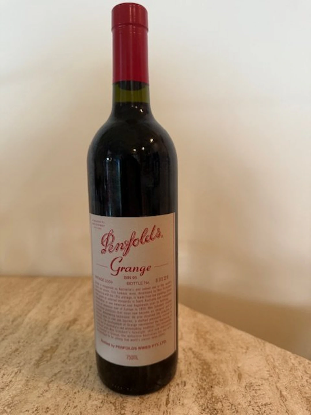 2009 Penfolds Grange Bin 95 - South Australia - 1 Bottle (0.75L)