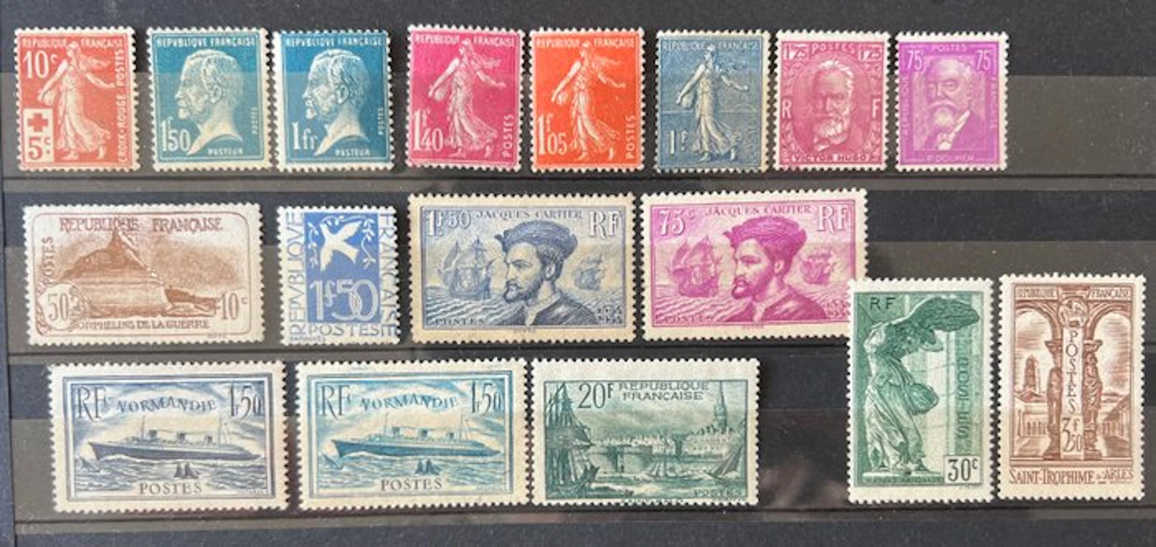France 1914/1938 - France: a pre-war lot of stamps of the Pasteur