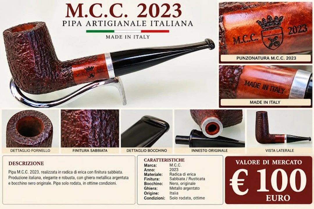 M.C.C. 2023 SOLO RODATA - No reserve price - Pipe - Briar