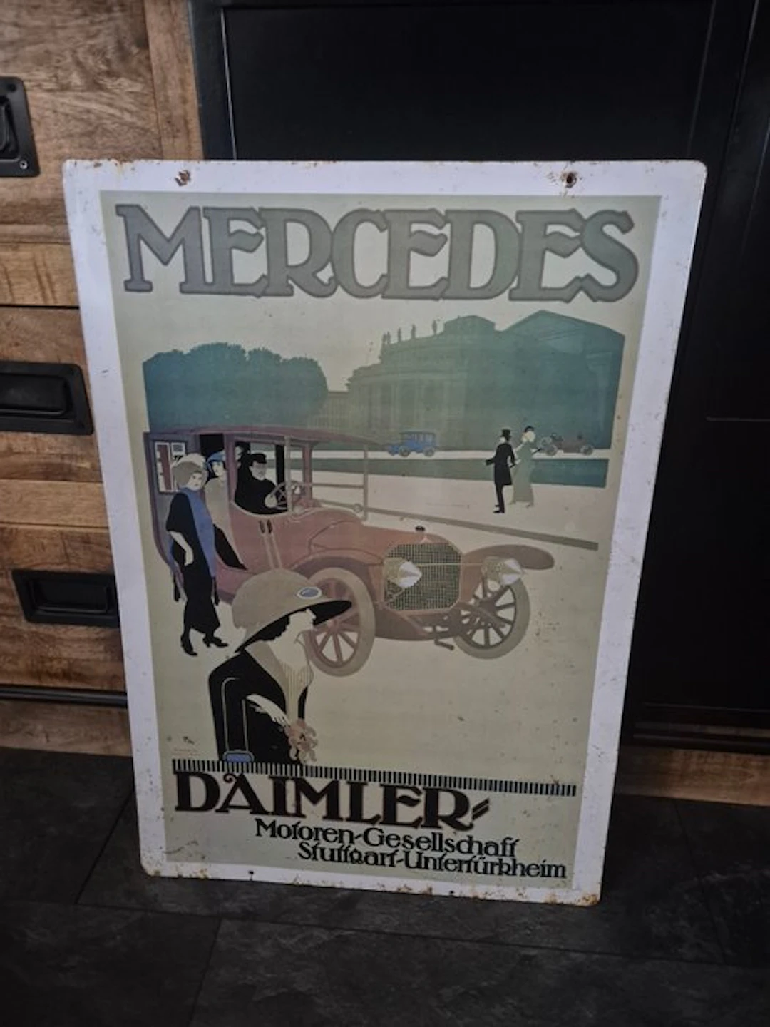 Daimler - MERCEDES - Advertising sign - can