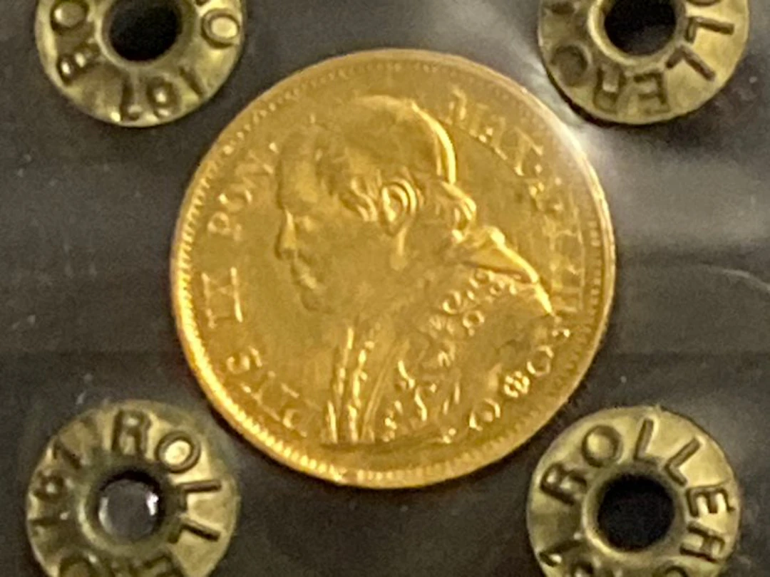. Papal States Pio IX. 10 lire 1867 an. XXII Roma
