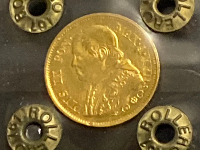 . Papal States Pio IX. 10 lire 1867 an. XXII Roma