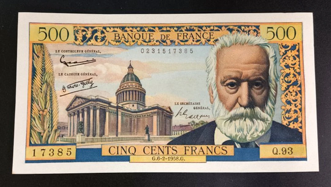France. - 500 Francs - 06/02/1958 - Pick 133b (No reserve price)