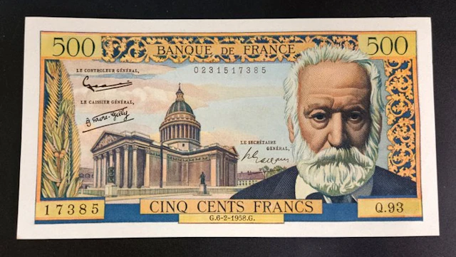 France. - 500 Francs - 06/02/1958 - Pick 133b (No reserve price)