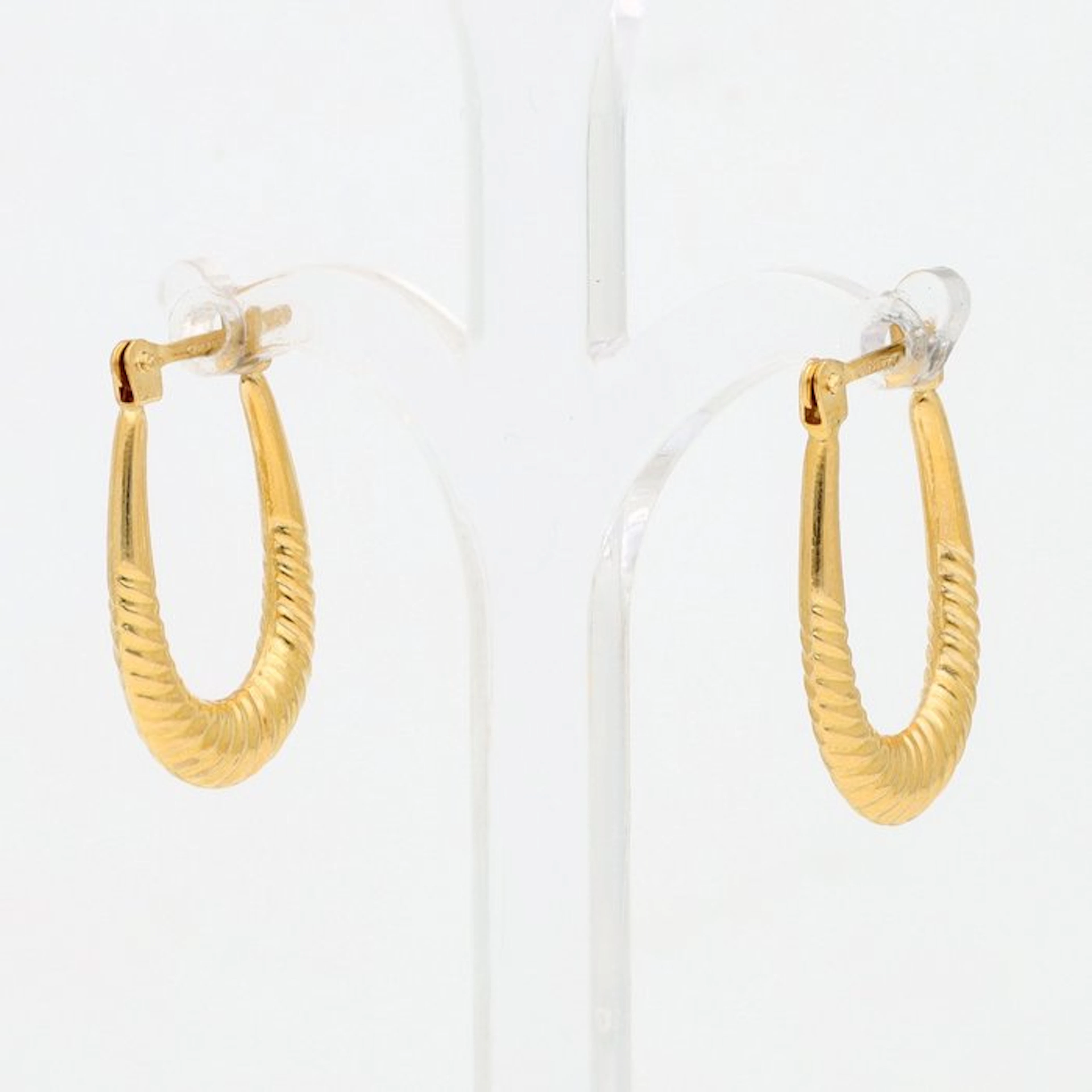Earrings - 18 kt. Yellow gold - Hoop earrings
