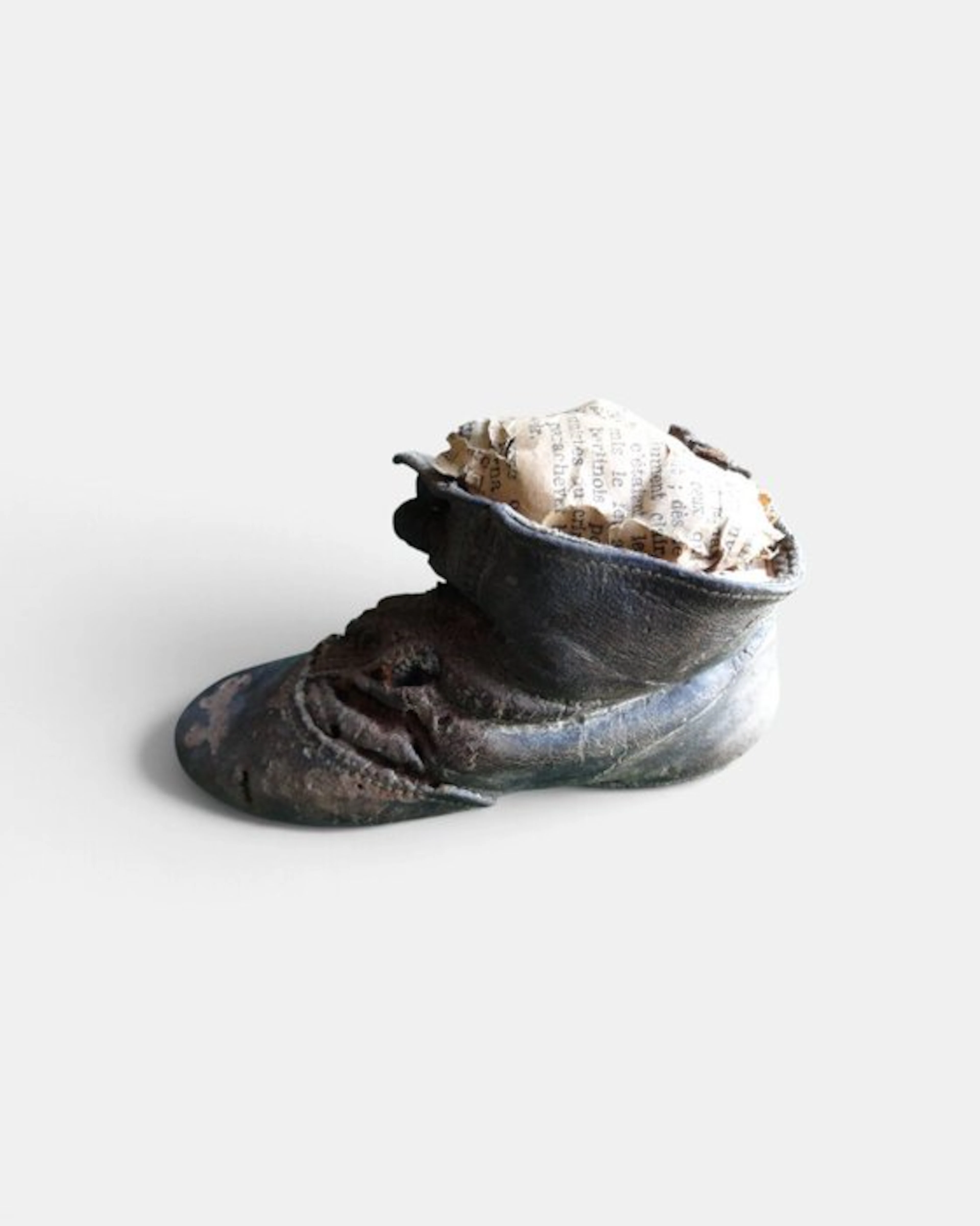 Post-medieval Leather Shoe, 17th century - 7 cm
