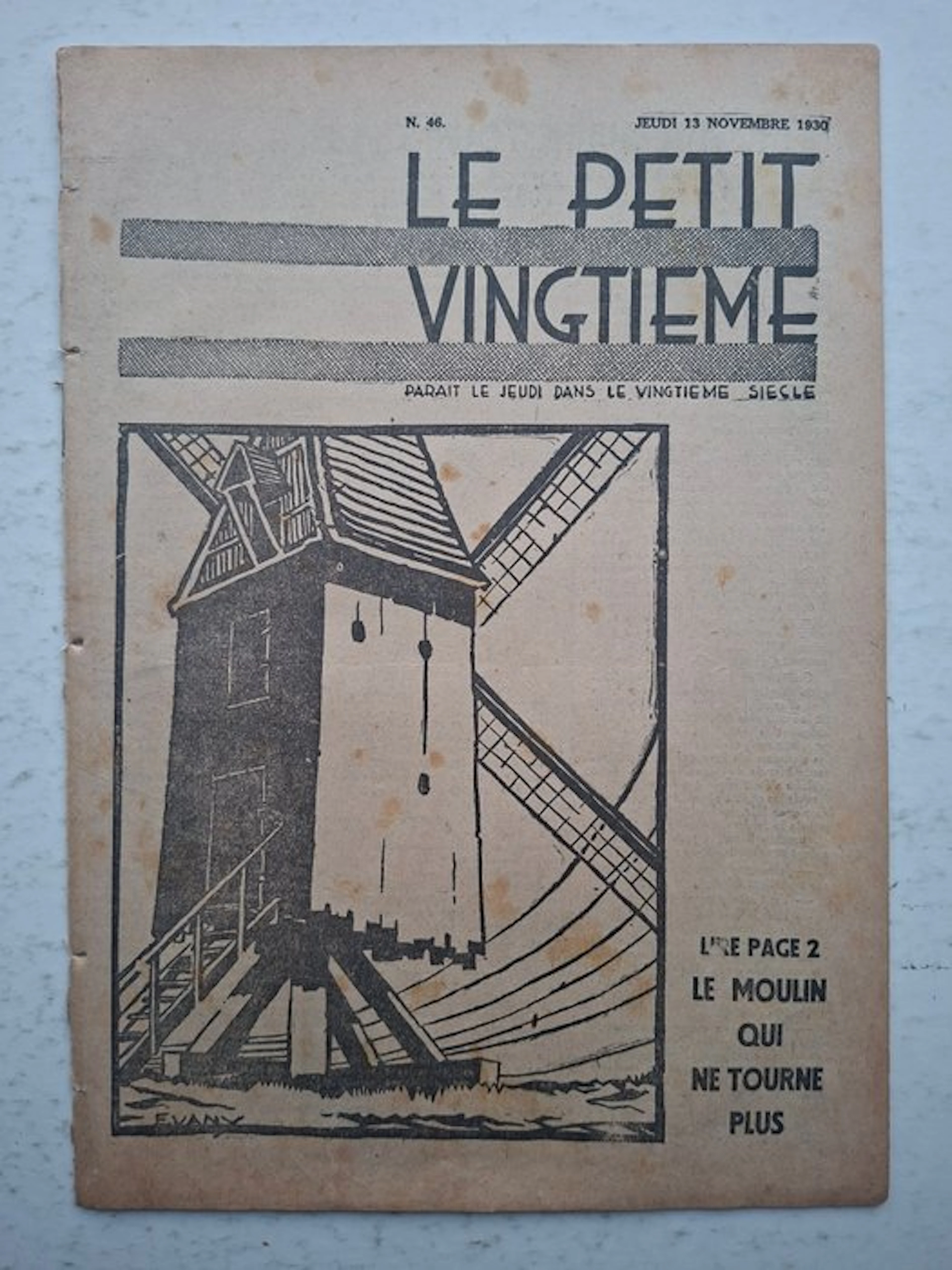 Le Petit Vingtième - N° 46 - S - 1 Number - First edition - 1930
