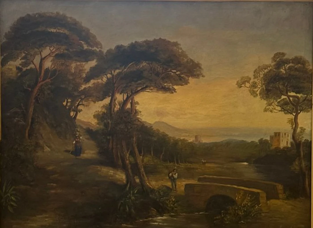 Scuola di Posillipo (XIX) - Veduta di Napoli