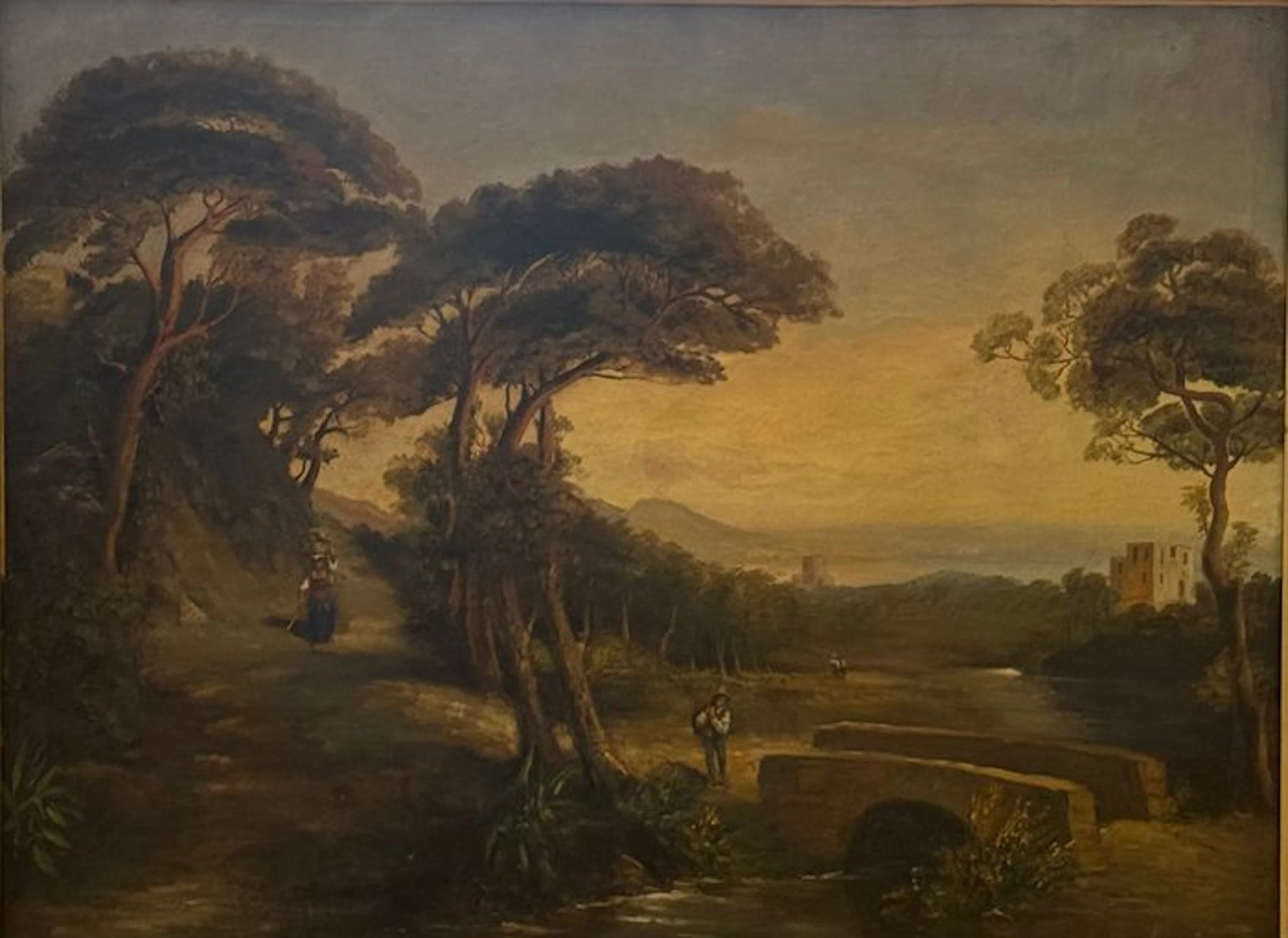 Scuola di Posillipo (XIX) - Veduta di Napoli