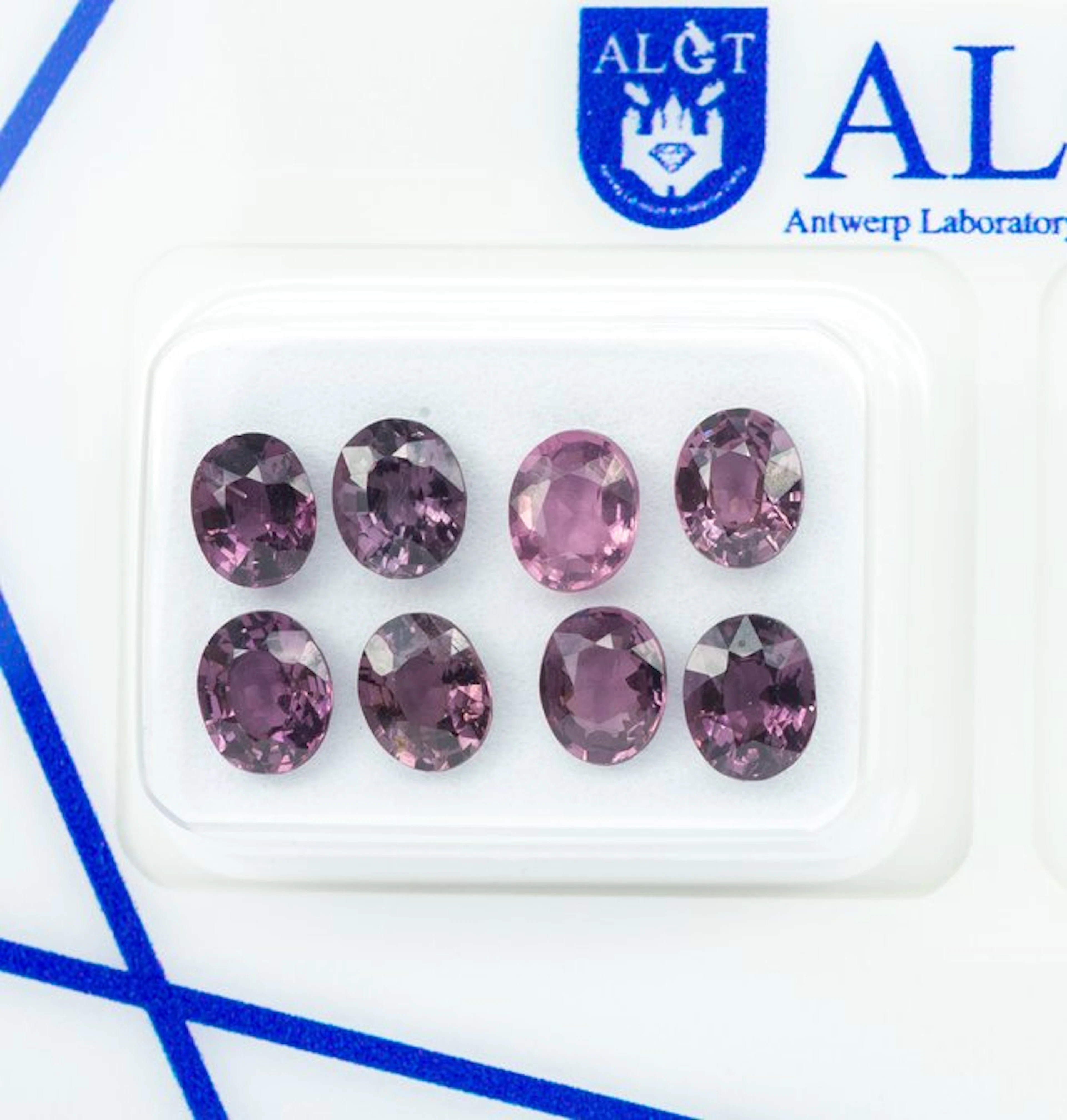 No reserve price - 8 pcs Spinel - 3.25 ct - Antwerp...