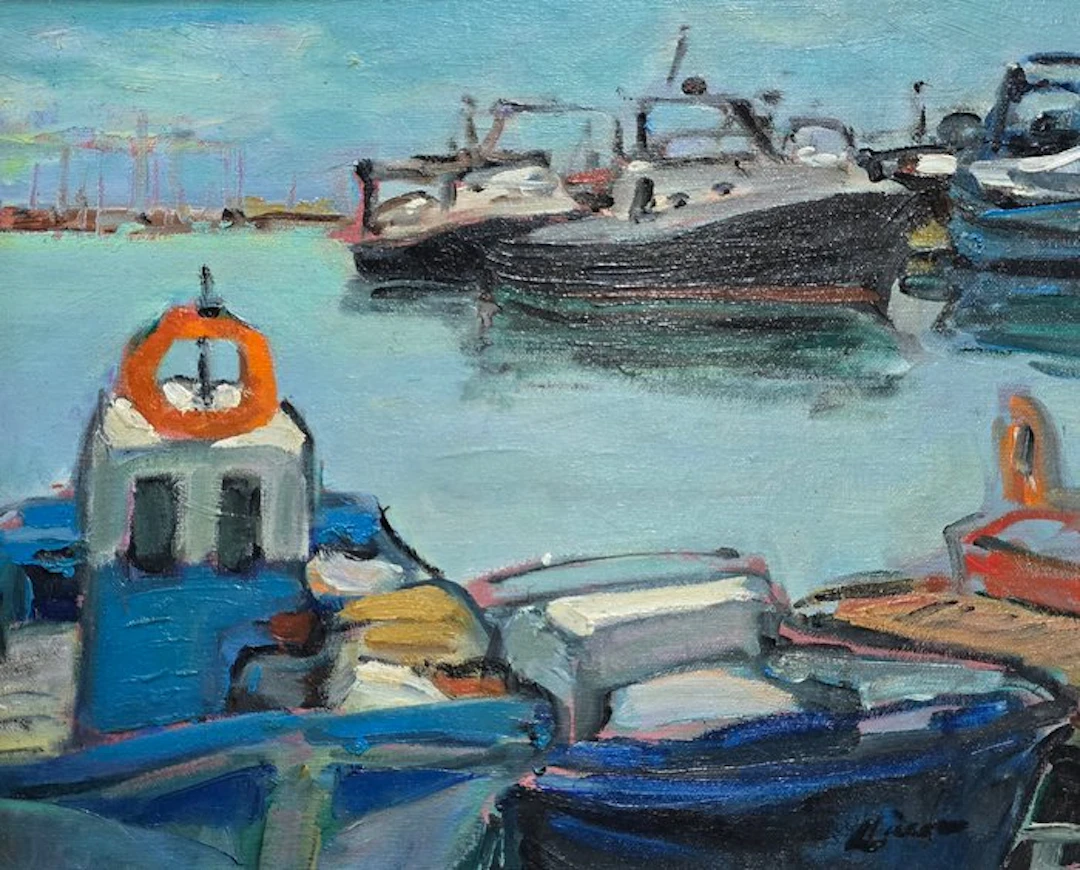 Teresa Llàcer (1932) - El puerto azul