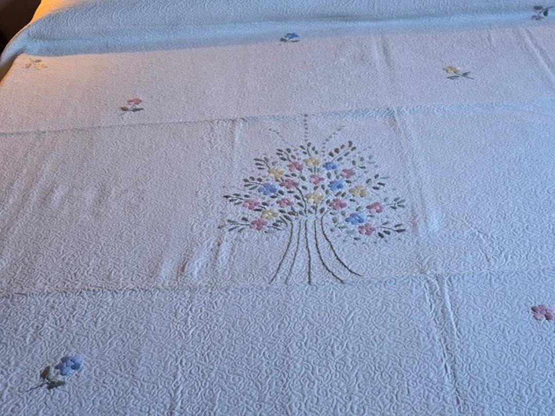 Bedspread - 240 cm - 265 cm - Ancient trousseaus