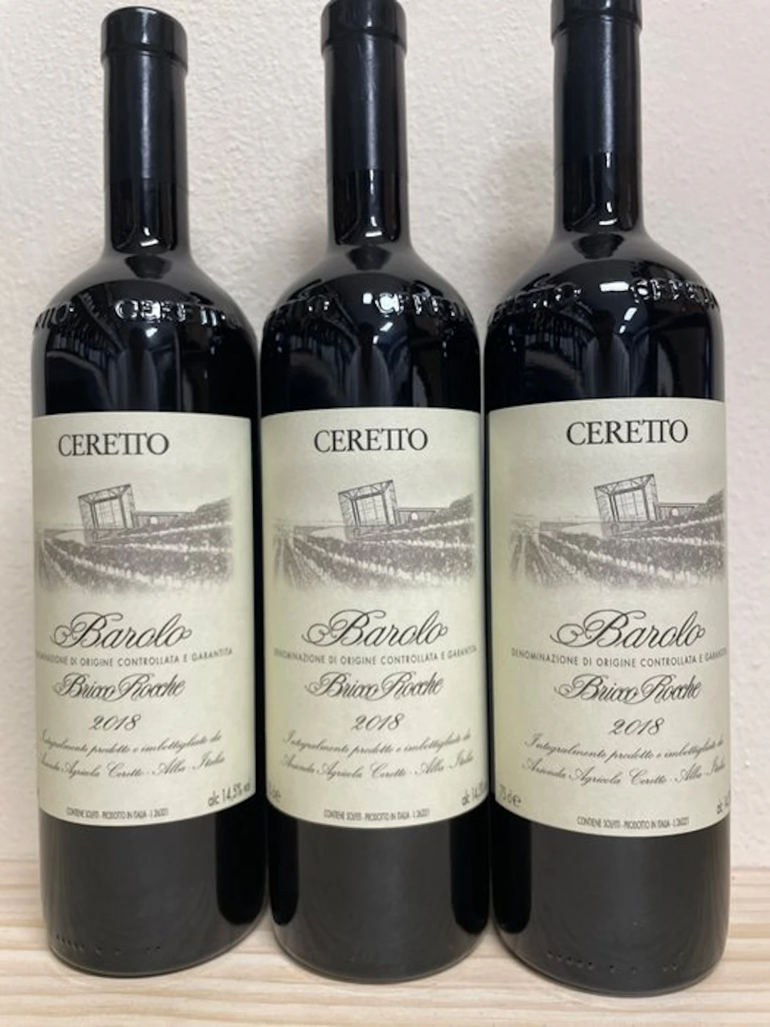 2018 Ceretto, Bricco Rocche - Barolo - 3 Bottles (0.75L)