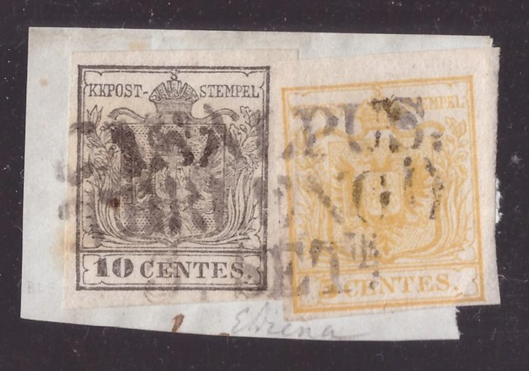 Italian Ancient States - Lombardo Veneto 1850 - 5c...