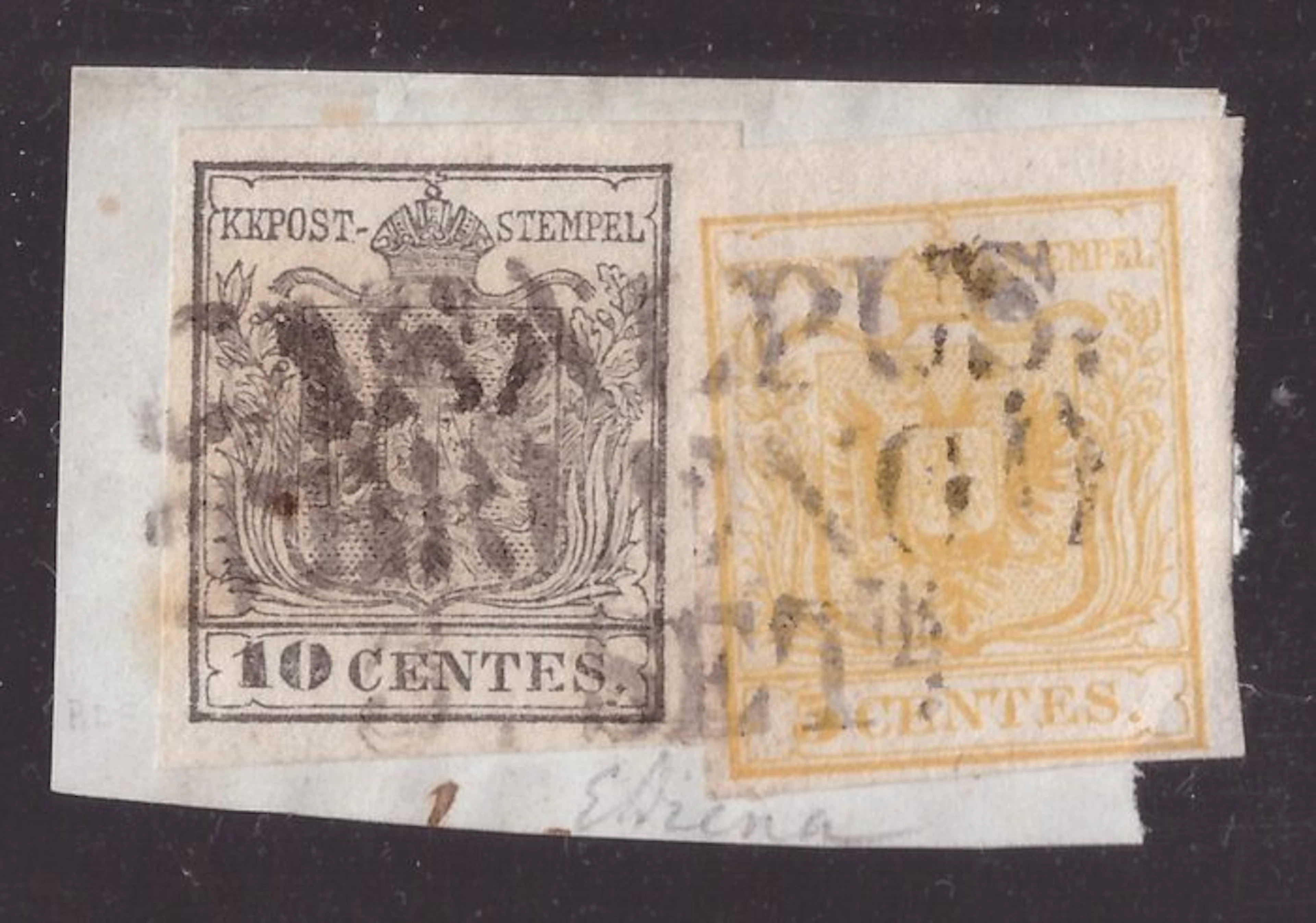 Italian Ancient States - Lombardo Veneto 1850 - 5c...