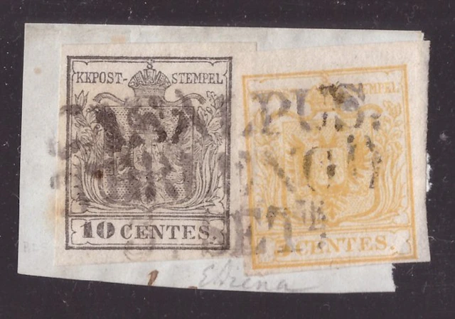 Italian Ancient States - Lombardo Veneto 1850 - 5c...