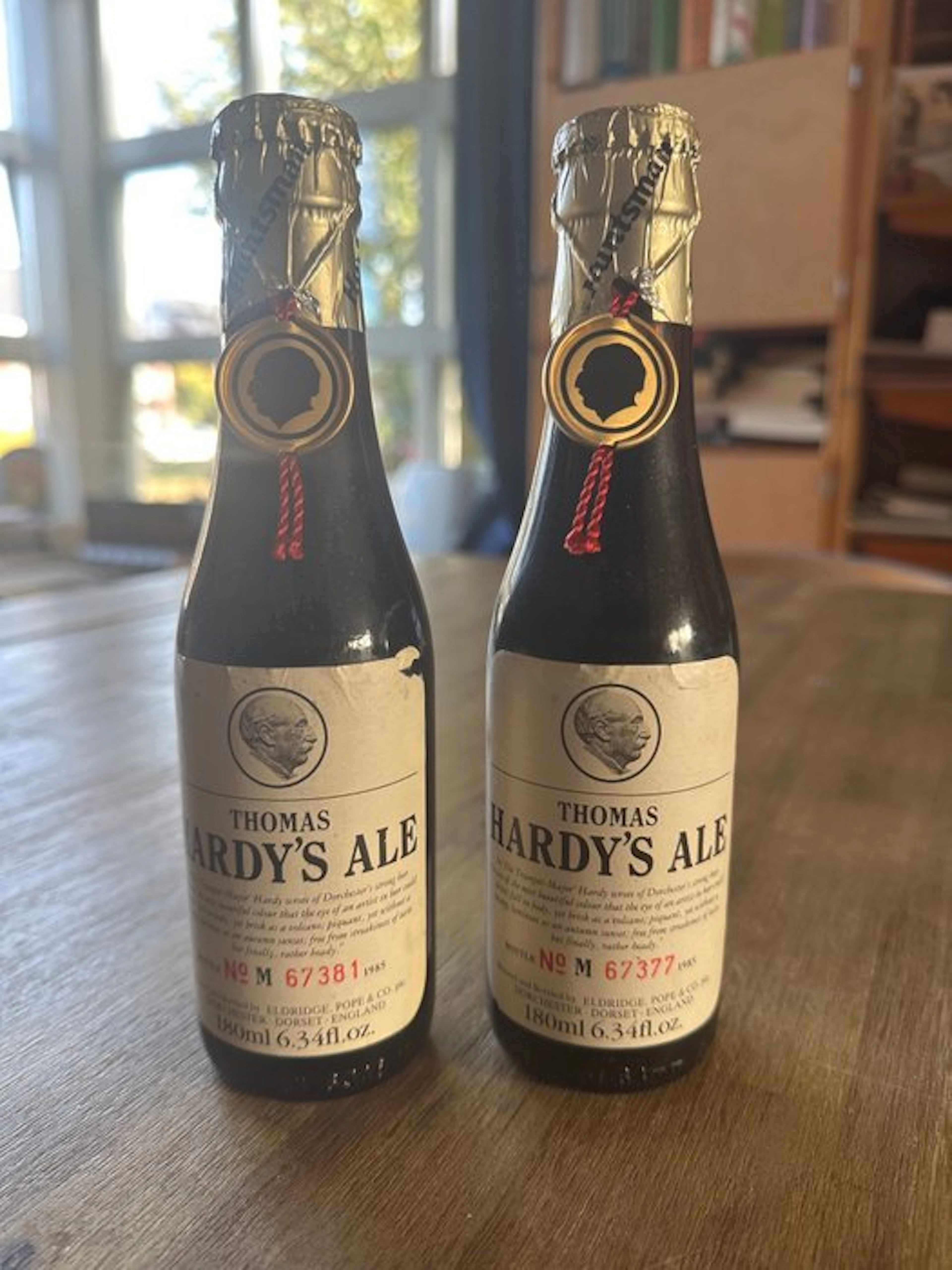 Eldridge, Pope & Co. - Thomas Hardy's Ale 1985 - 180ml - 2 bottles