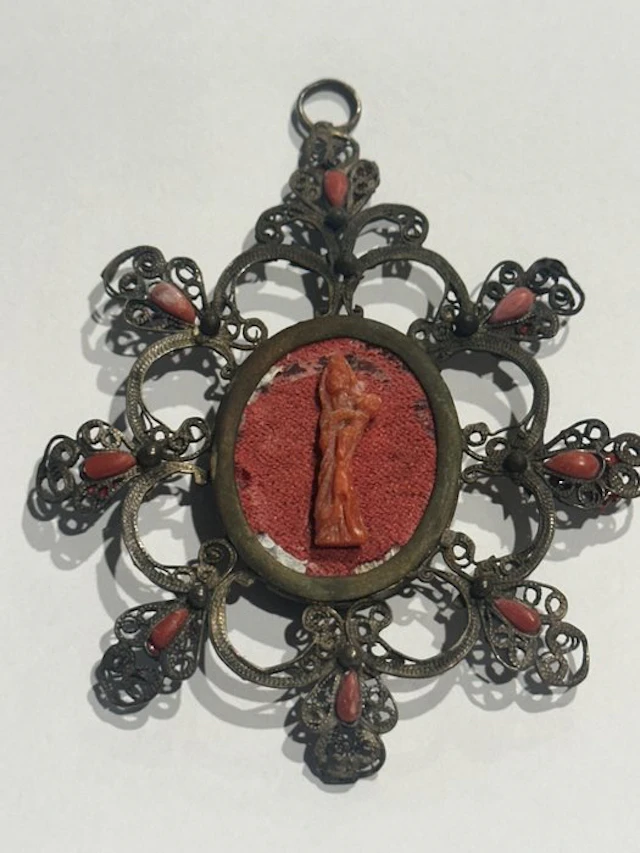 Frame - .800 silver - Silver filigree frame