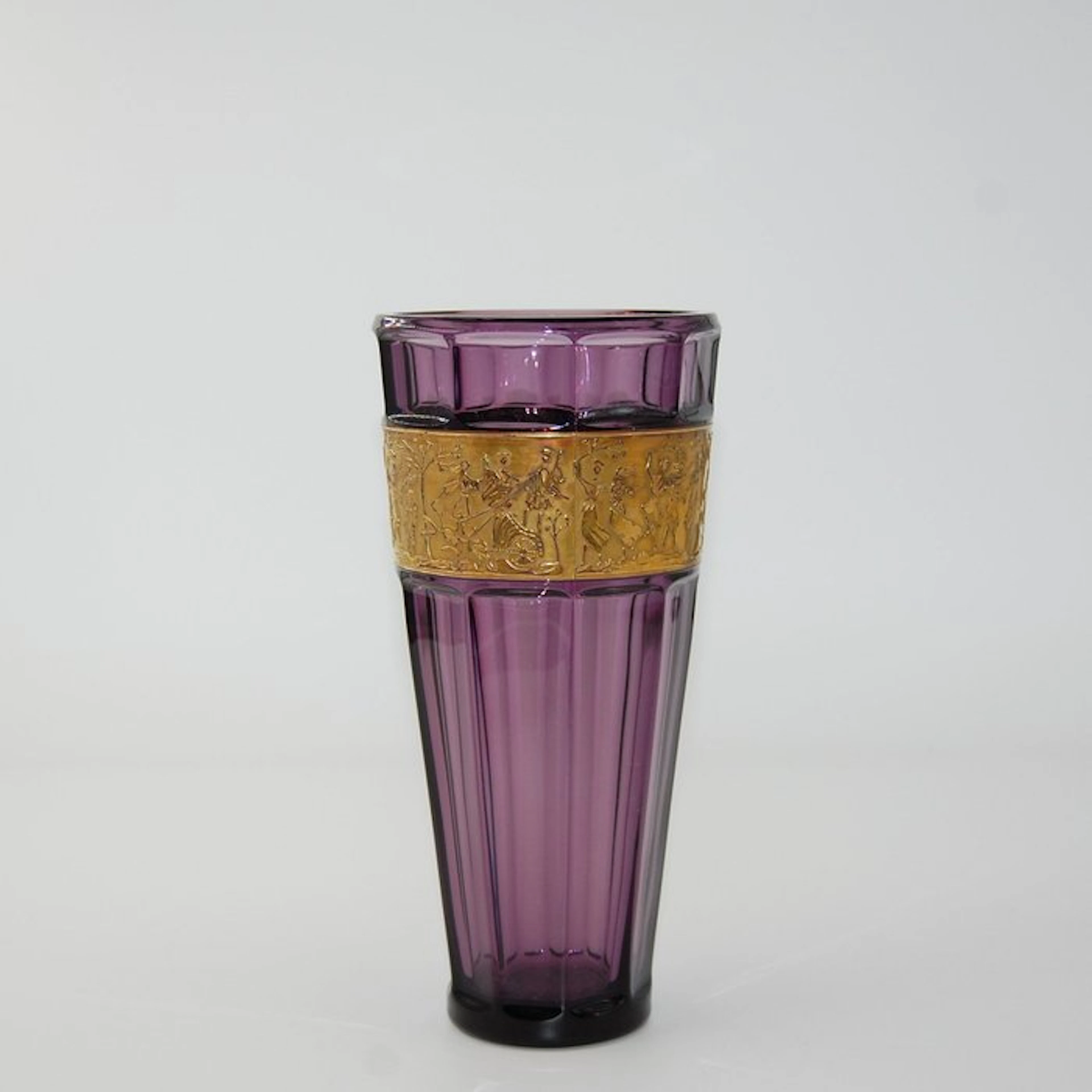 August Walther & Söhne - Vase - Crystal - H. 24cm / Fipop Vase