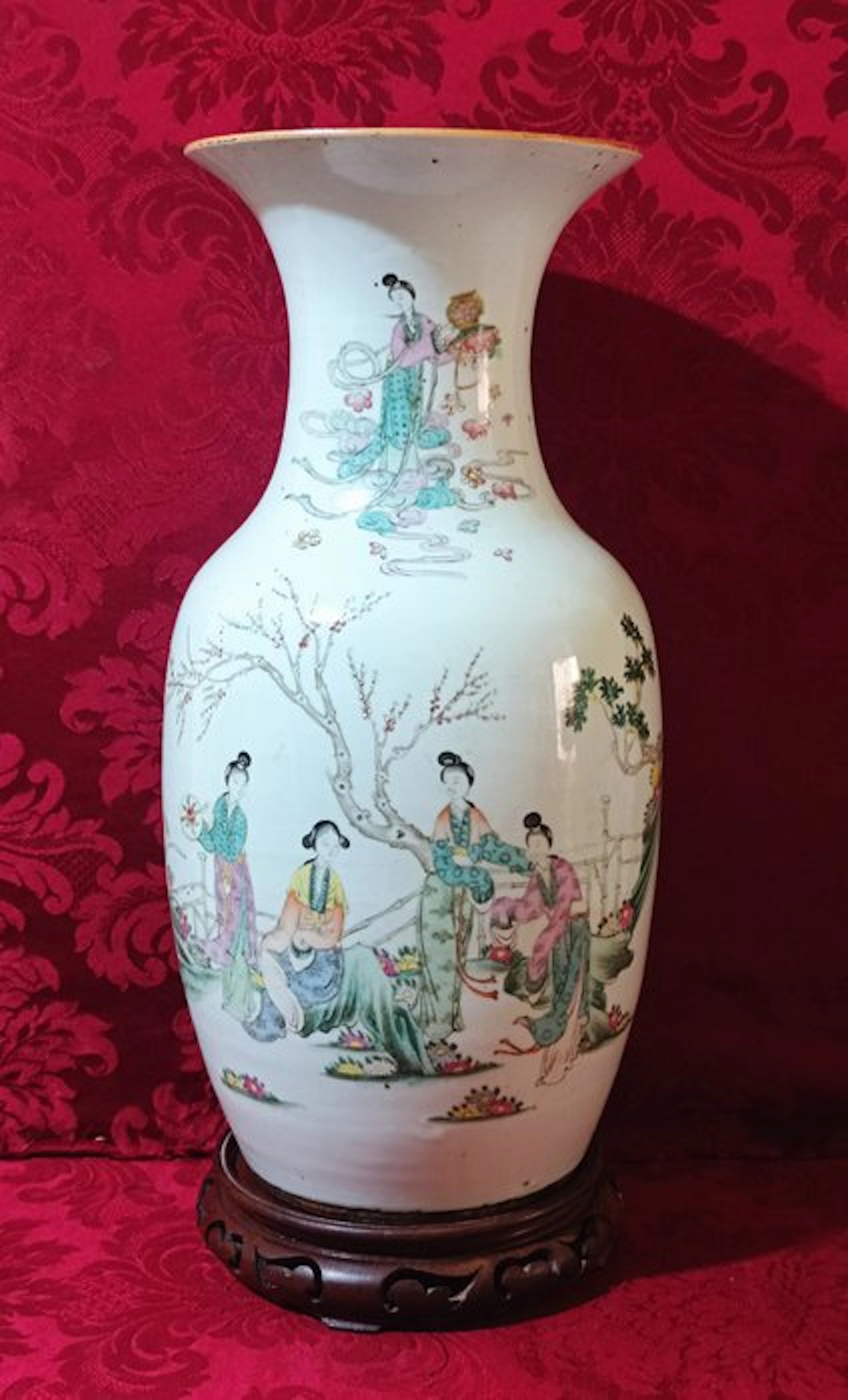 Vase - Porcelain - China - Repubblica - No Reserve (No reserve price)