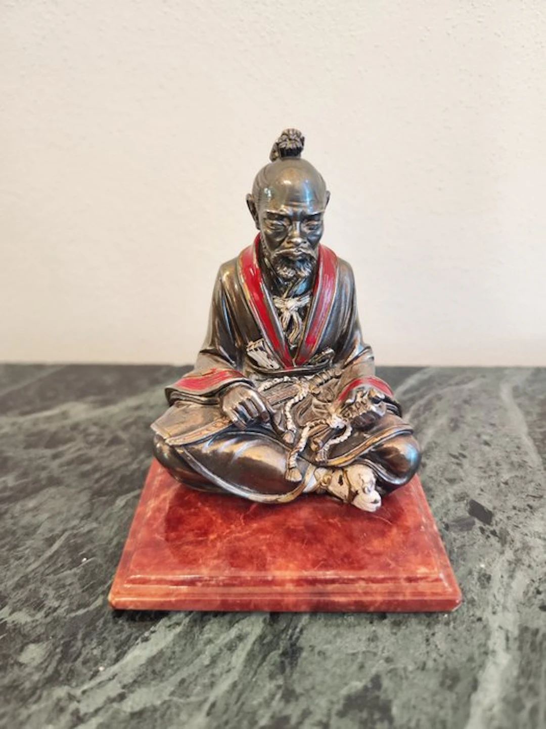 arnaldo gianelli 1907 2005 - Sculpture, Samurai - 12.5 cm - Silverplated