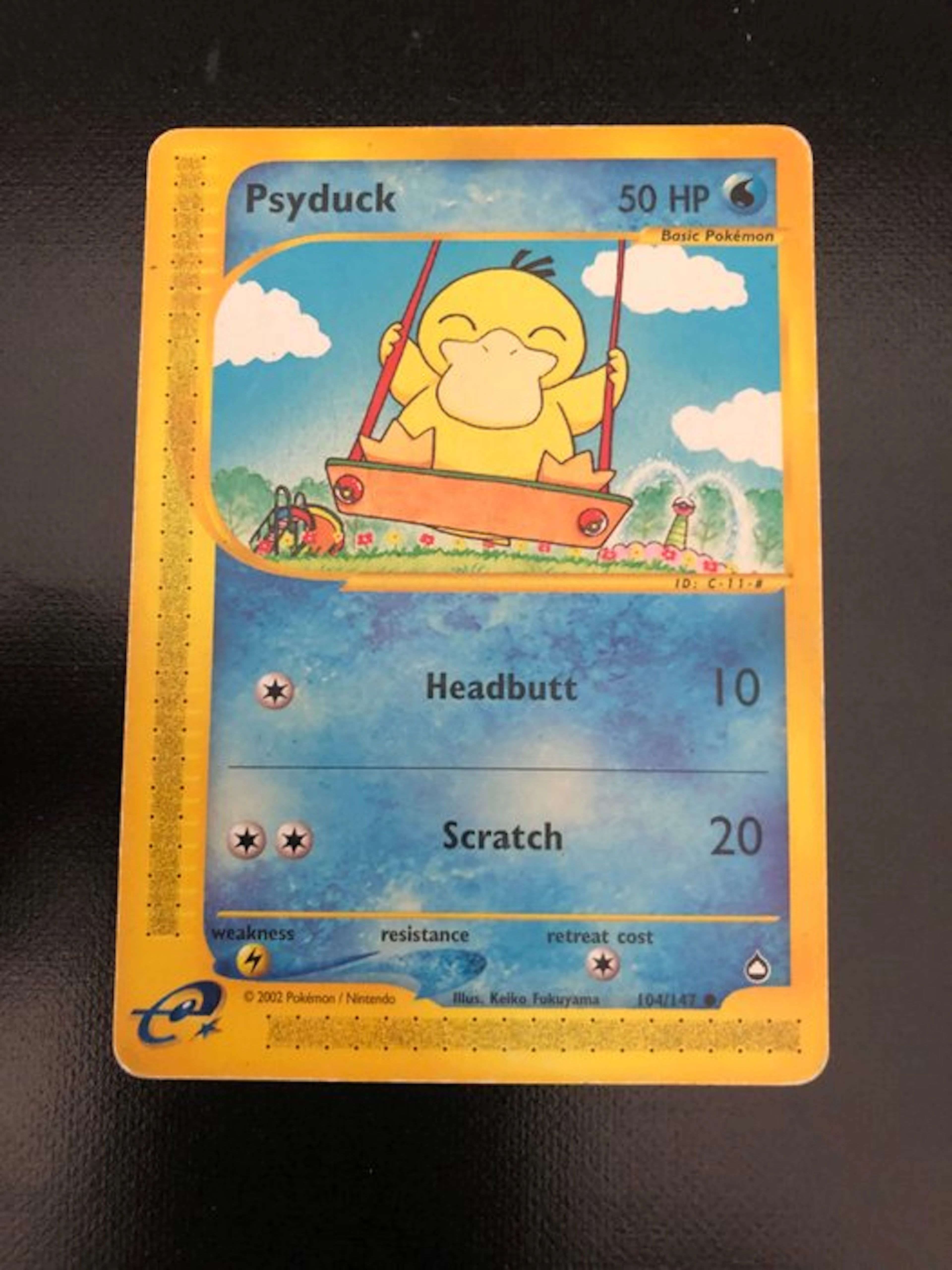 Pokémon - 1 Card - Psyduck 104 - WOTC - Aquapolis