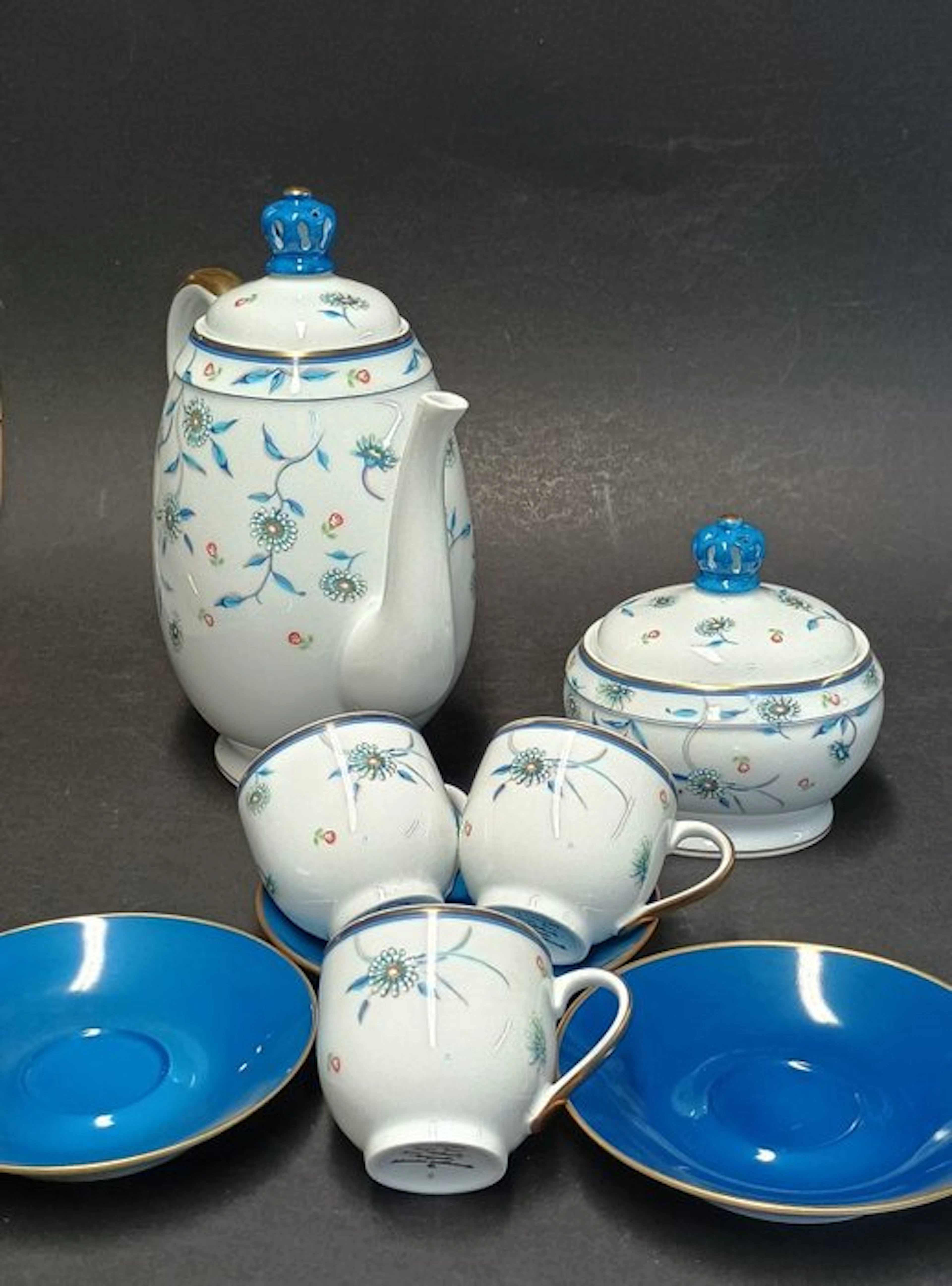 Jean Louis Coquet - Coffee service (8) - Porcelain - coffee service