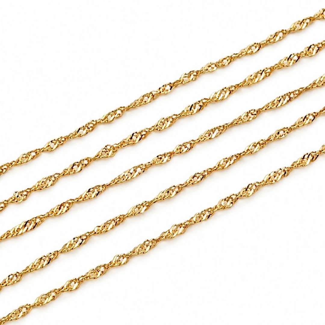 No reserve price - Necklace - 18 kt. Yellow gold - Made in Italy - Handmade