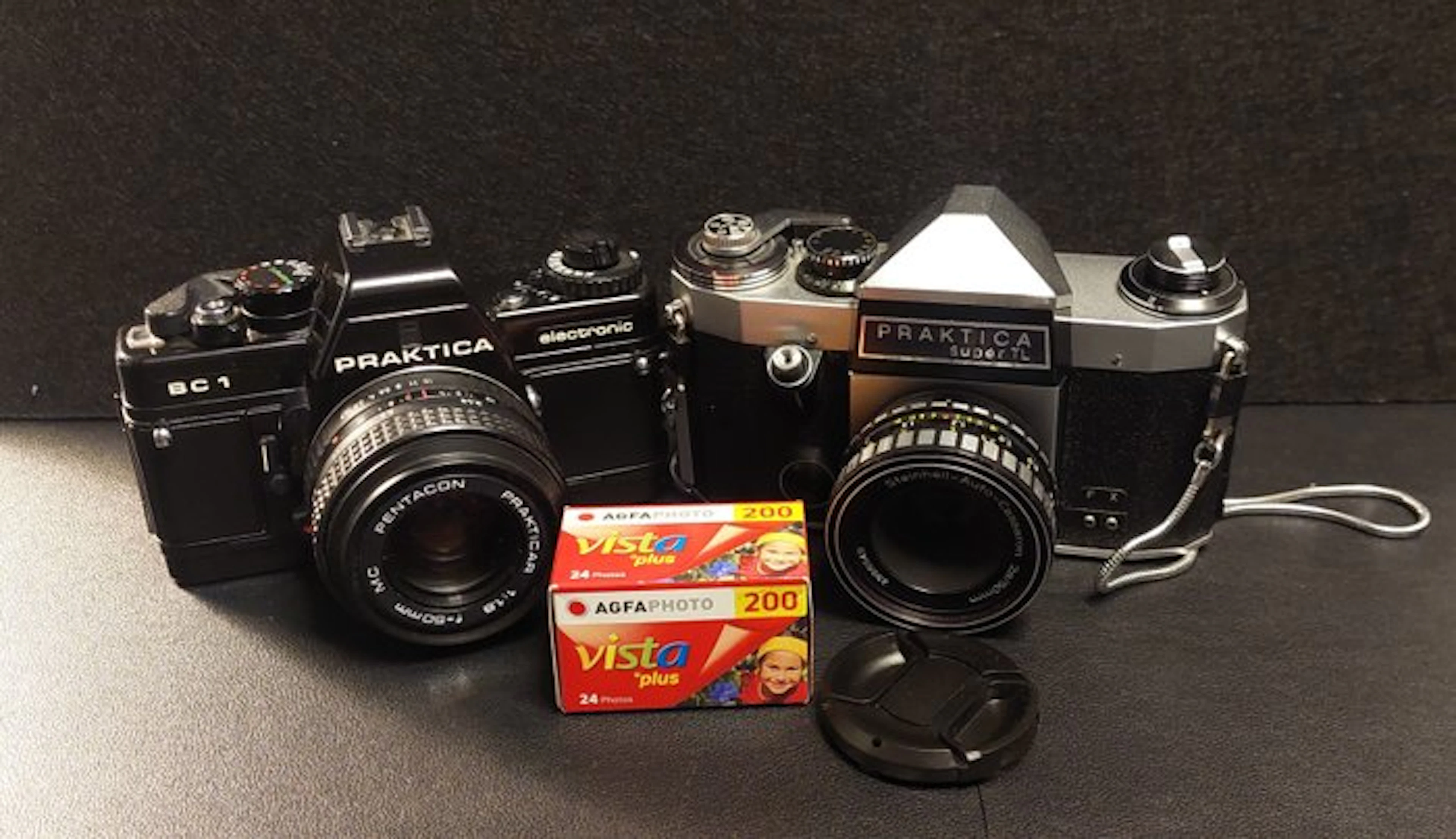 Praktica BC1 Electronic + Pentacon MC 1.8/50mm / SupercTL...
